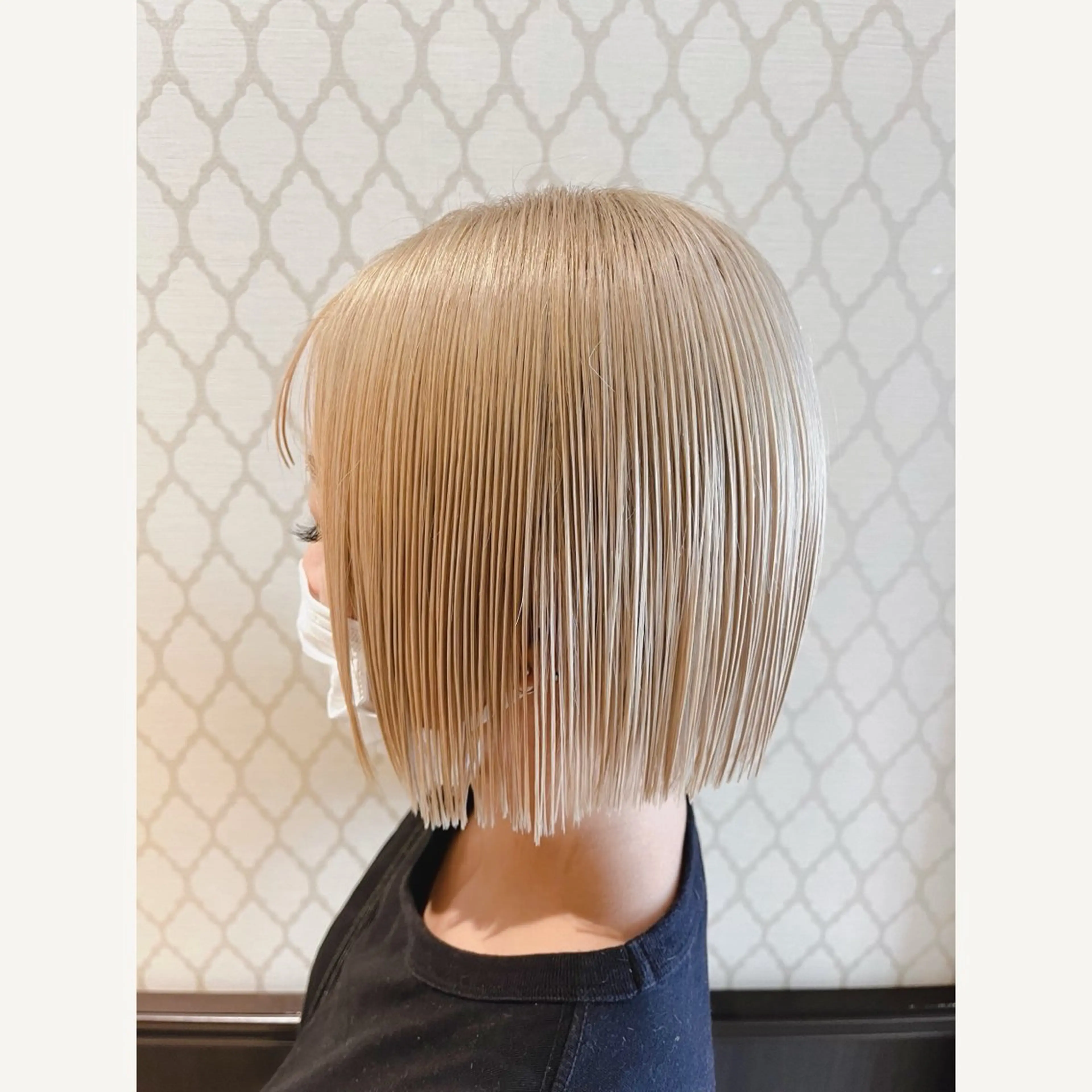 ショート 切りっぱなしボブ ボブ NYNY🗽💕 ayameのヘアスタイル