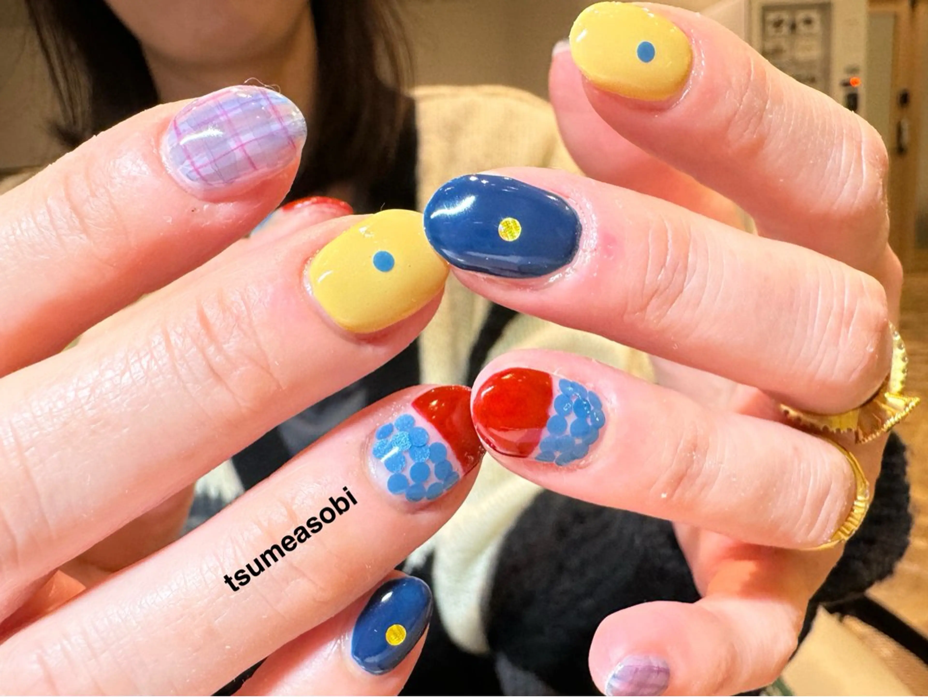 ネイル アートネイル ハンドネイル tsumeasobi 🪬macoのネイルデザイン