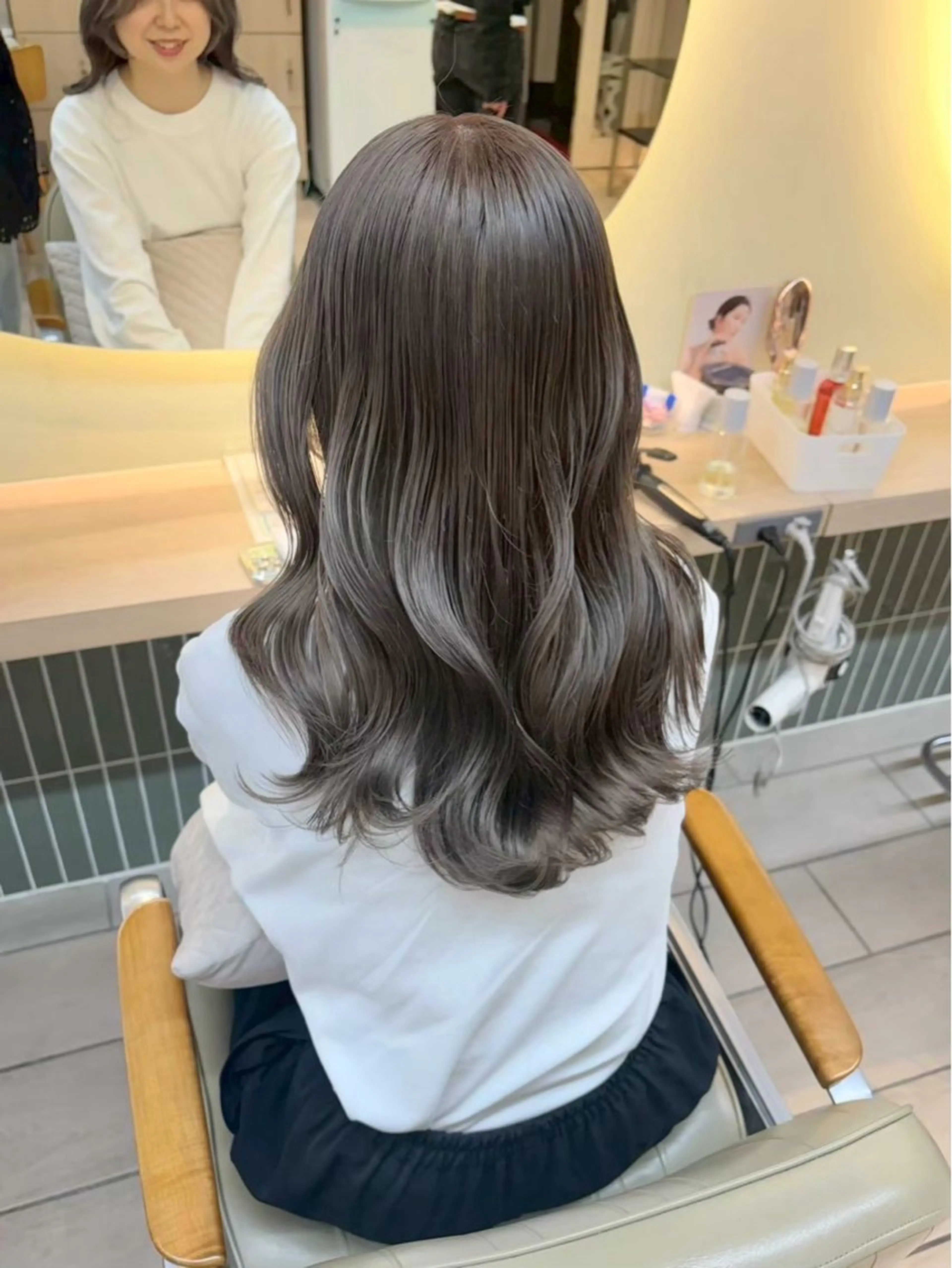 ワンカラー+4stepトリートメント🍎の写真