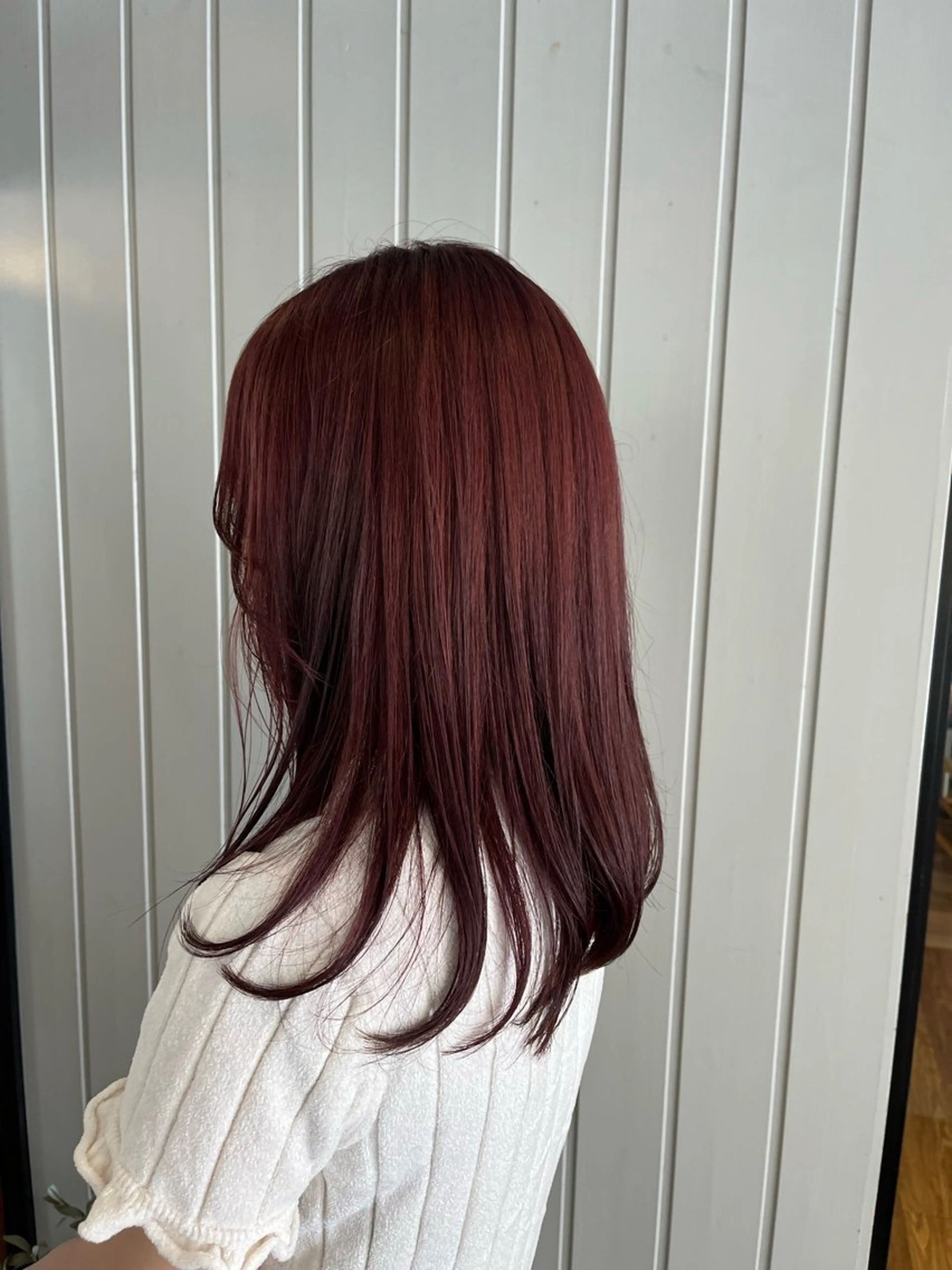 デザインカット✂️ブリーチなしダブルカラー🩵集中トリートメント🩵メニューの写真