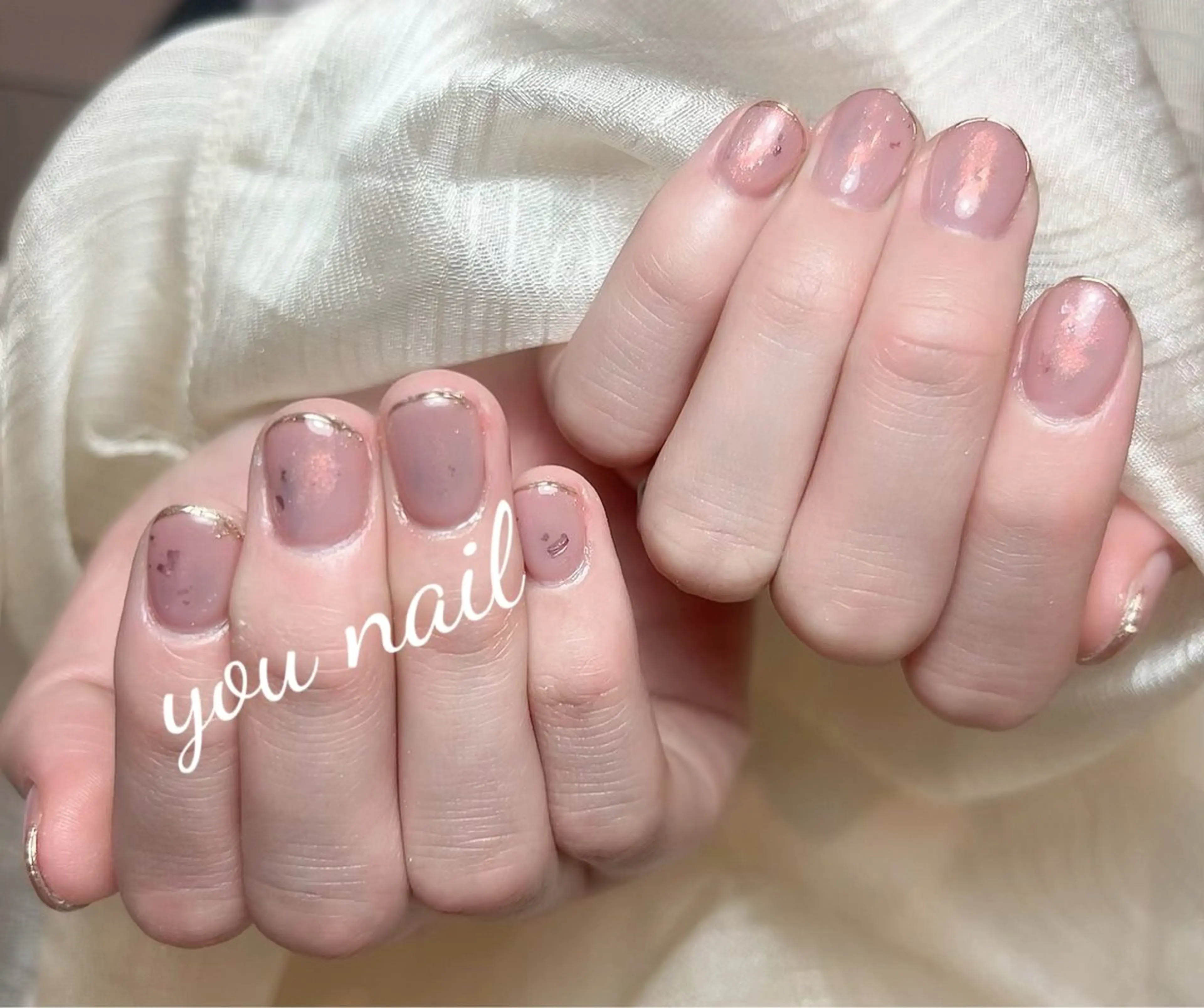 ネイル ミラーネイル ブライダルネイル ハンドネイル You nailのネイルデザイン
