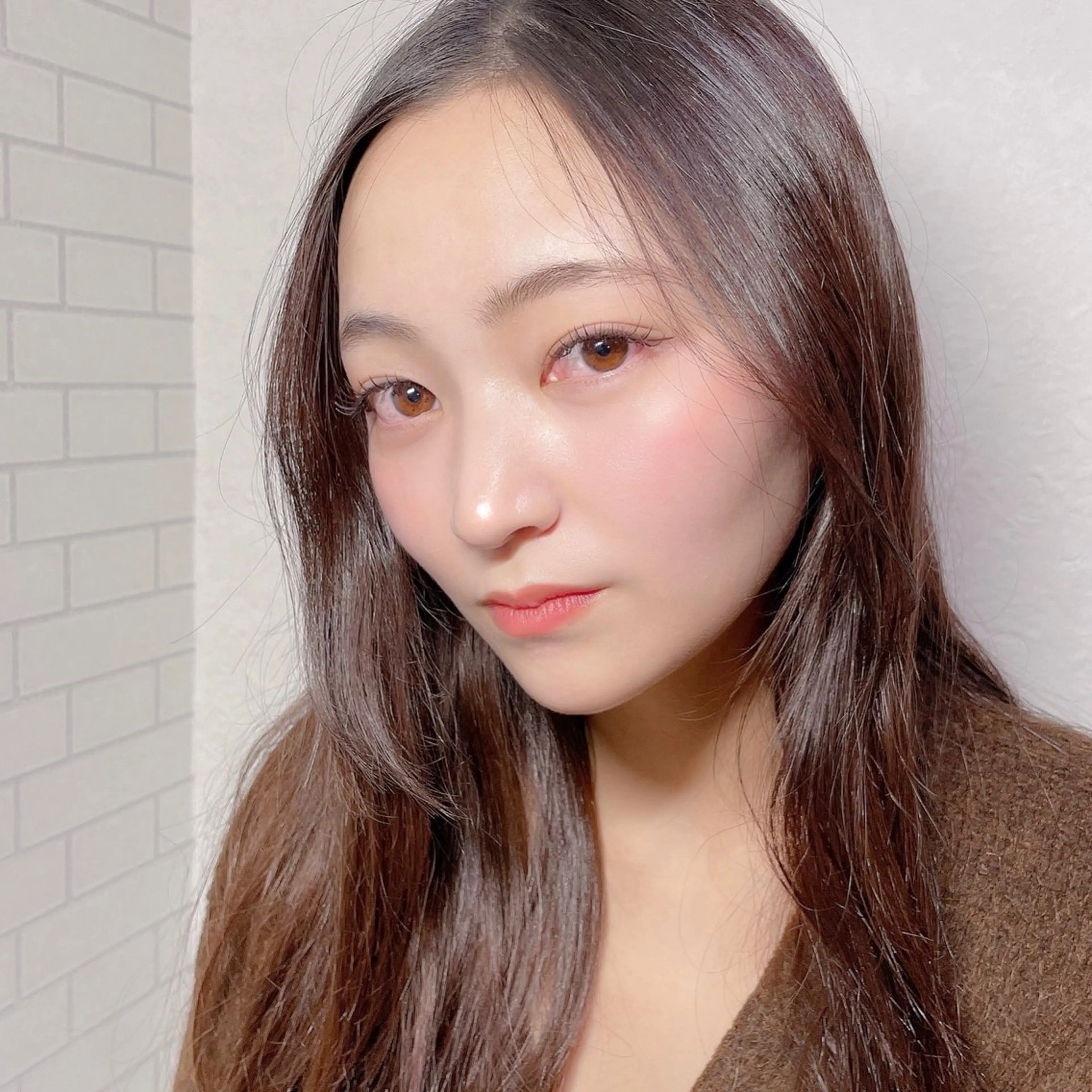 マツエク・マツパ フラットラッシュ 目尻長め 🎀銀座パリジェンヌ マツエクmomo🎀のマツエク・マツパデザイン