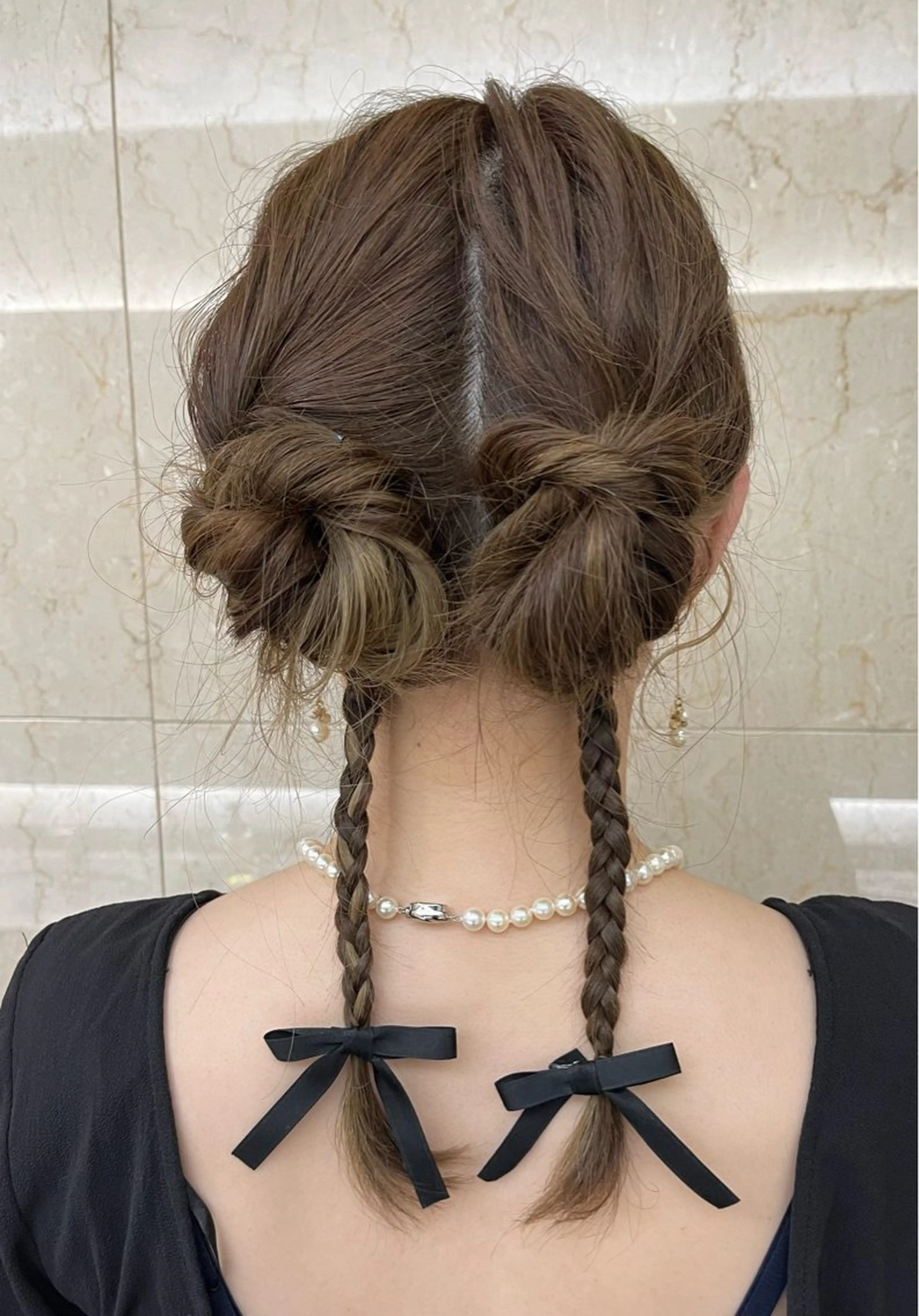 ヘアアレンジ ヘアセット 磧本 祐里恵のヘアスタイル