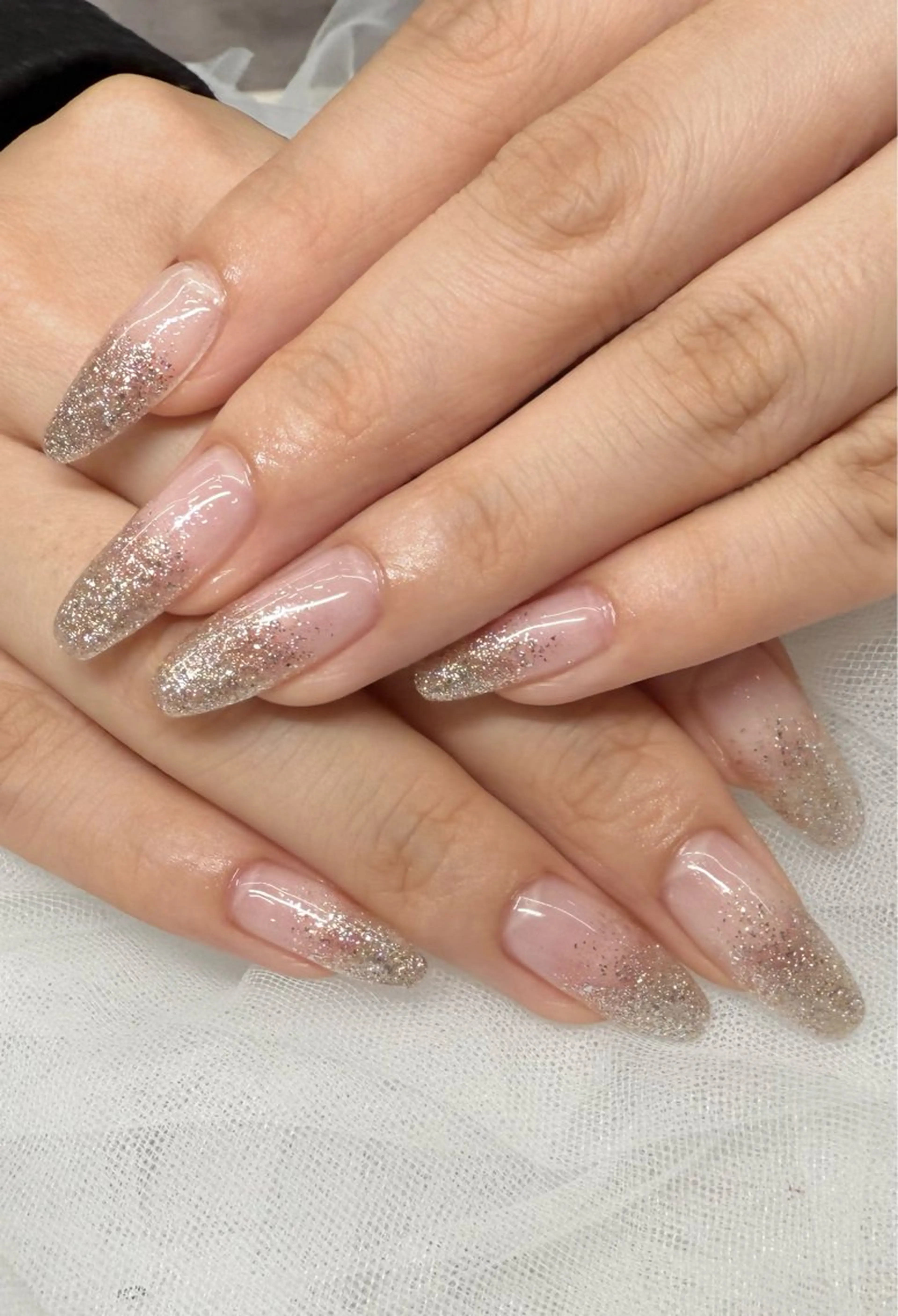 ネイル グラデーション ラメ(グリッター) ラメグラデーション salone Regina 【サローネ レジーナ】所属・Regina Marinaのネイルデザイン