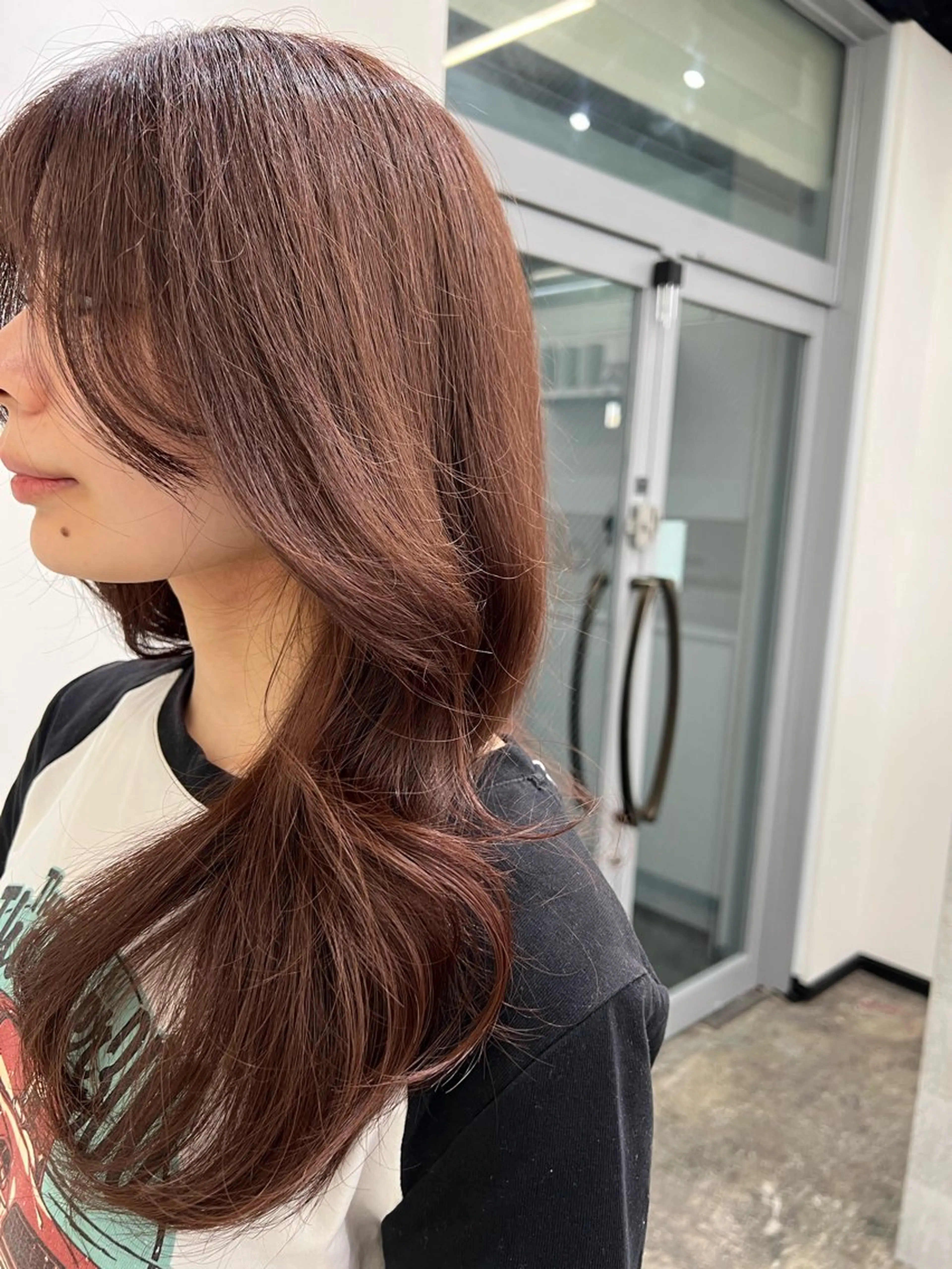 ロング カラー カット ヘアカラー ハイトーン/ウルフ/ ボブ/増田のヘアスタイル