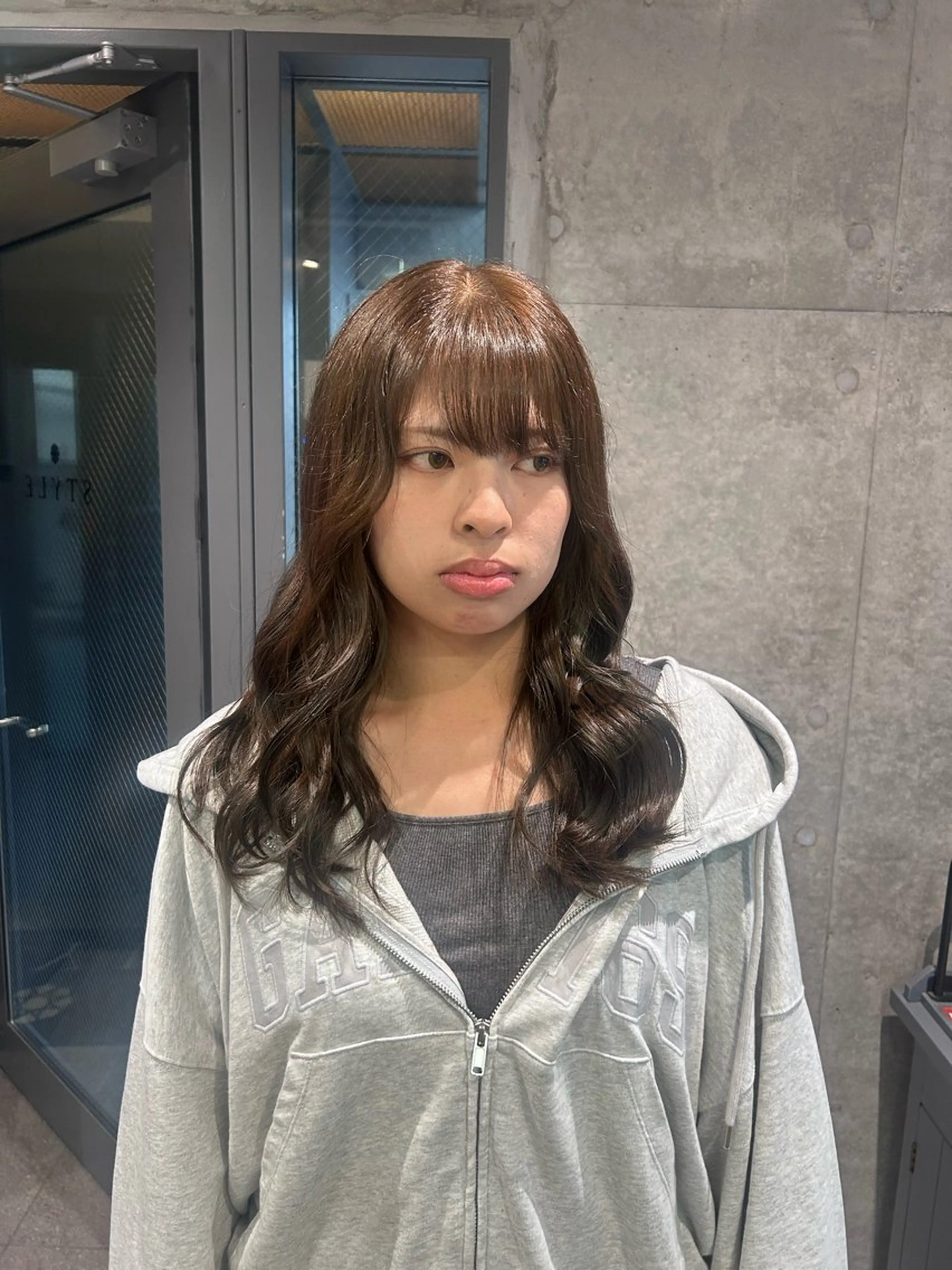 カラー 透明感カラー/縮毛/ chino🍀のヘアスタイル