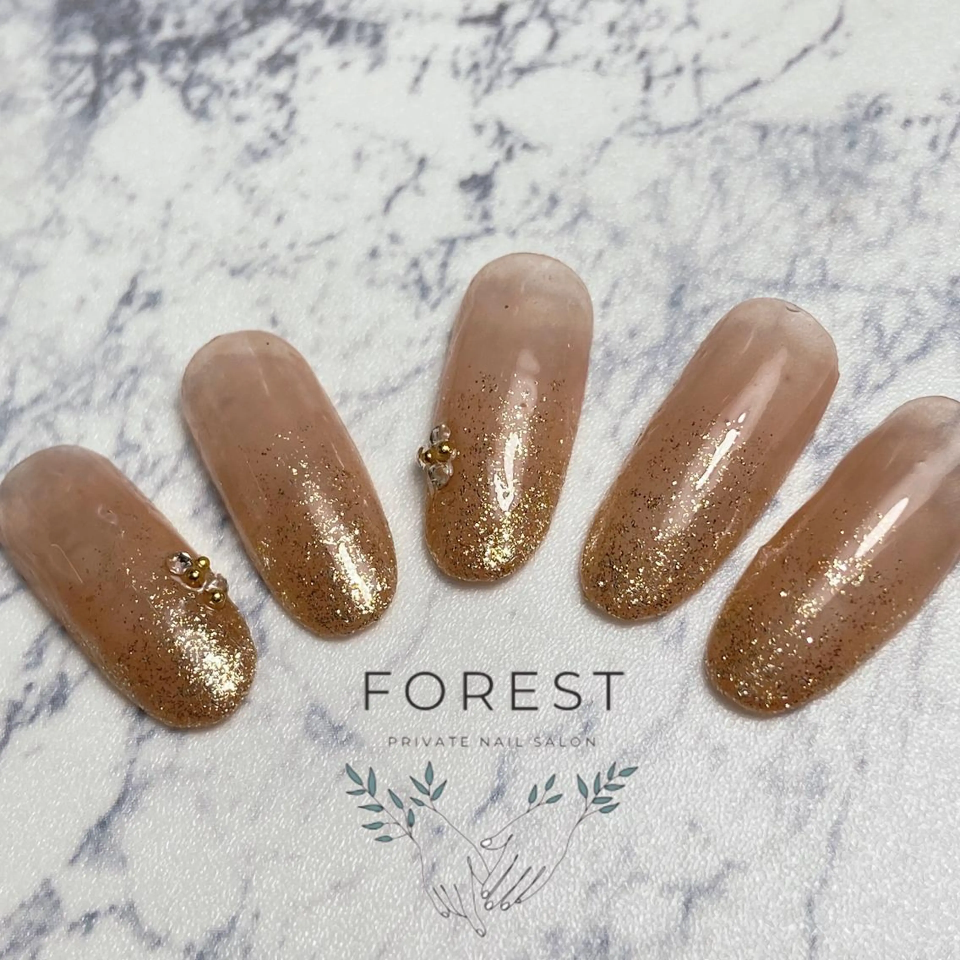 ネイル 白岡市篠津自宅 サロンForestのネイルデザイン
