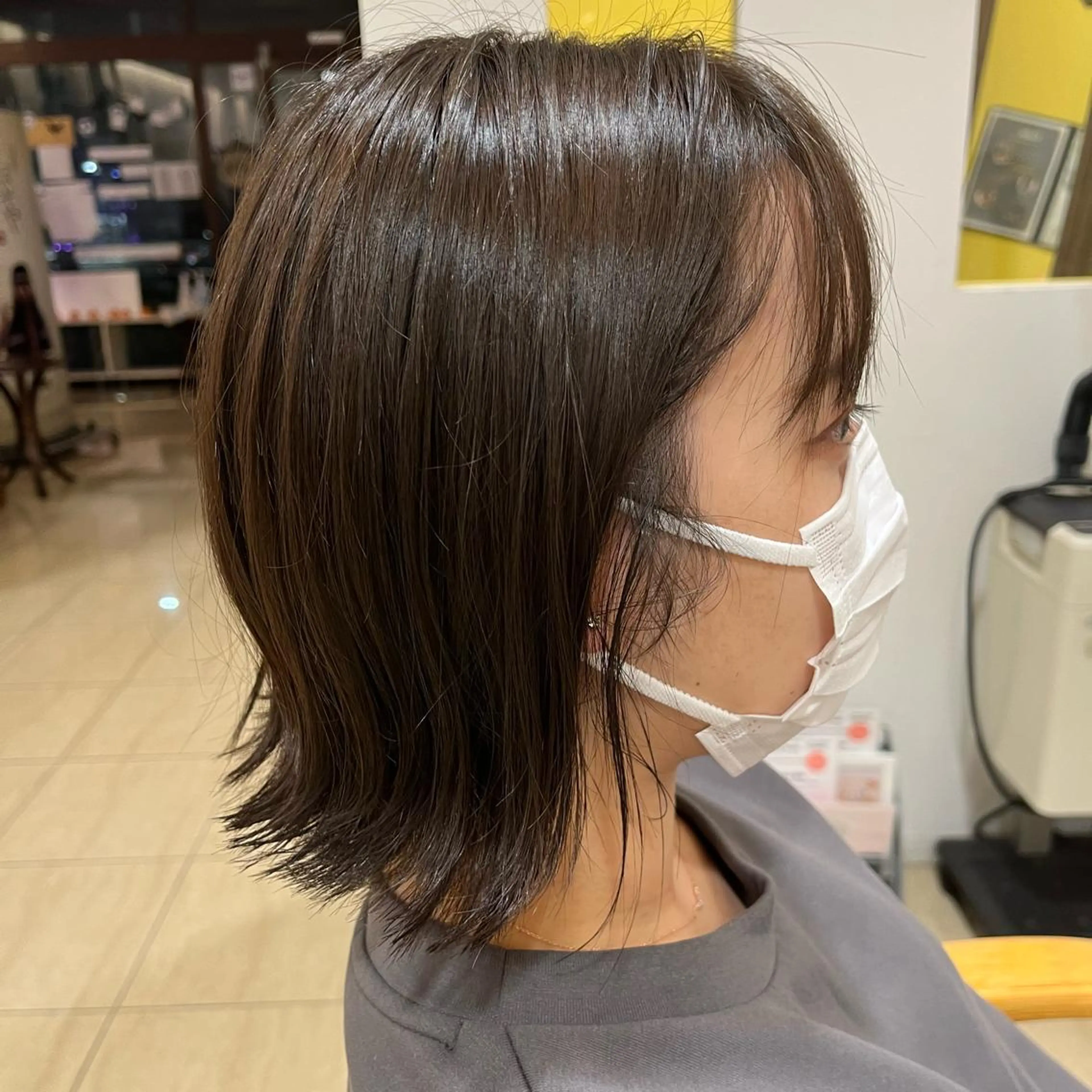 ミディアム カラー 斉藤 凜のヘアスタイル