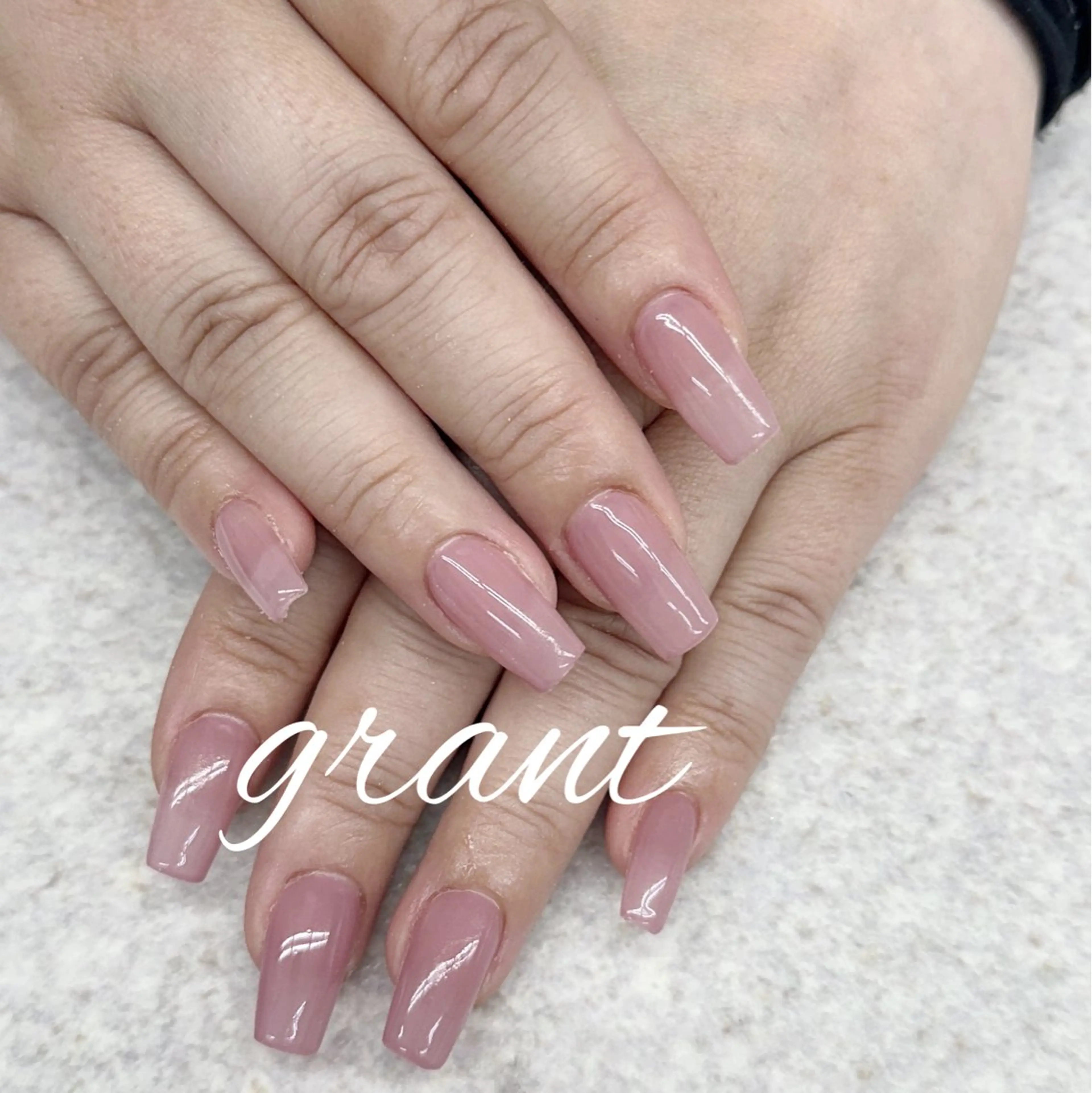 ネイル 長さ出し ハンドネイル nailsalon grantのネイルデザイン