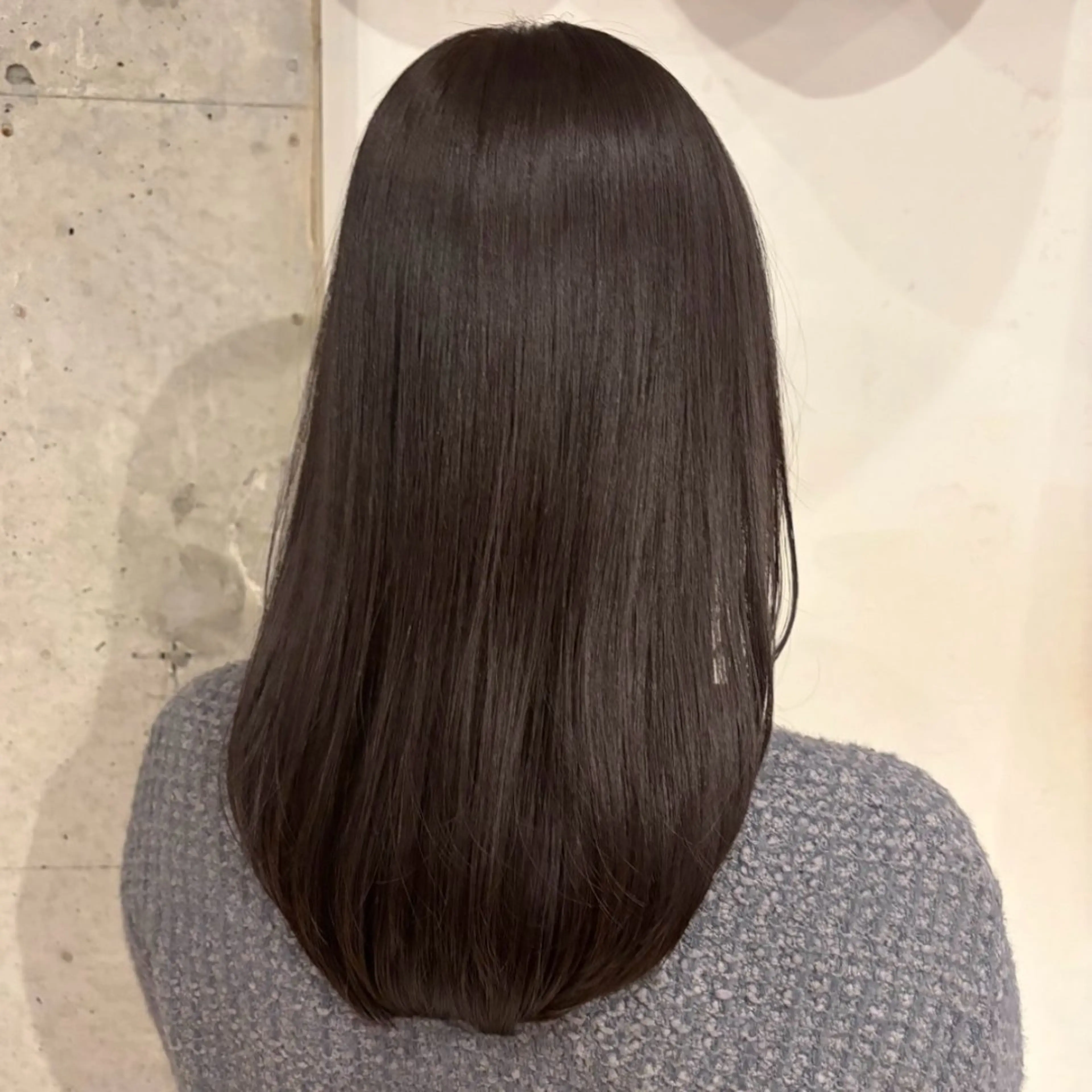 セミロング ヘアカラー トリートメント ヘアセット 🌸透明感/レイヤー / 栗林 彩🌸のヘアスタイル