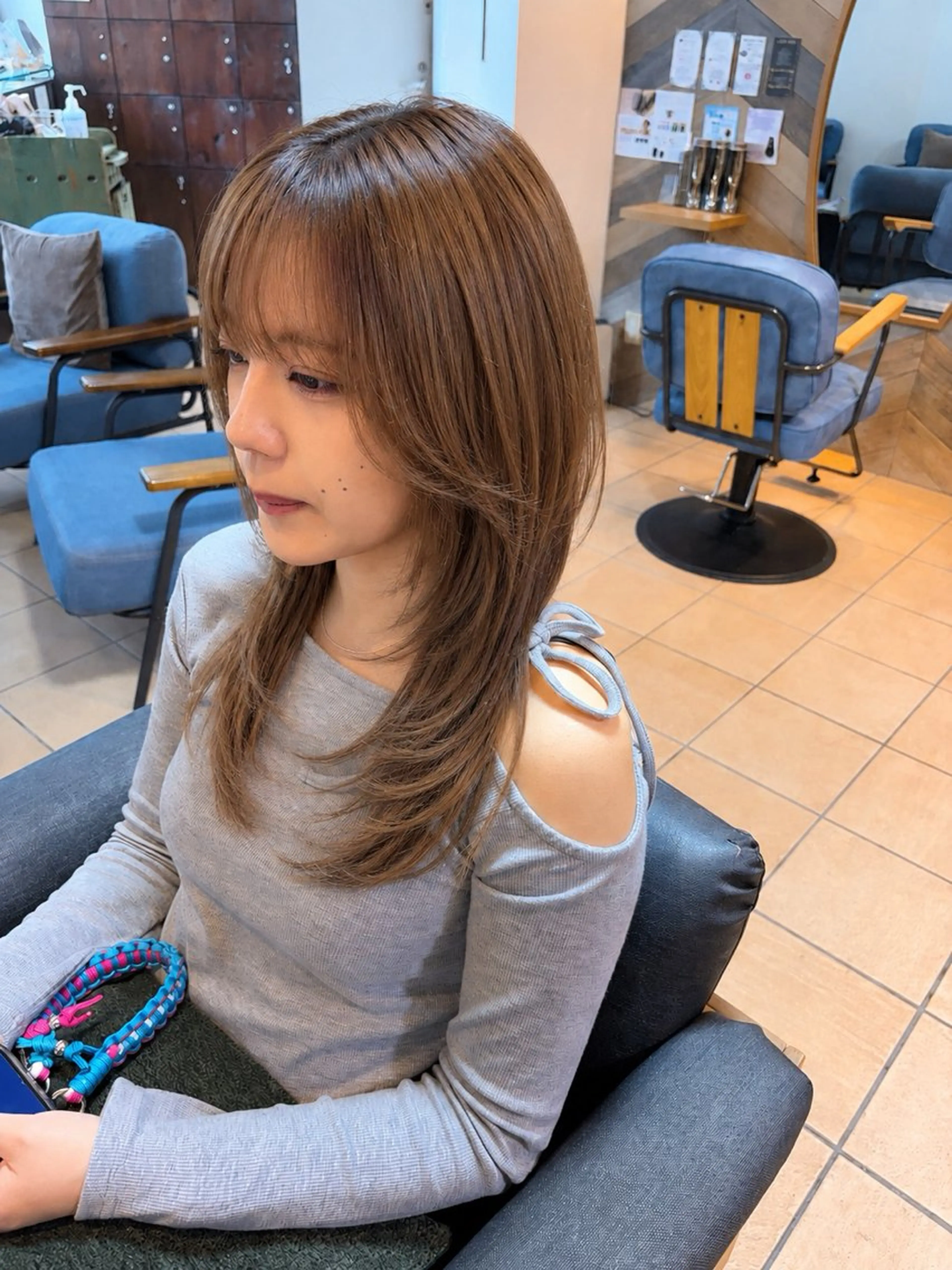 🫧韓国風くびれレイヤー🫧小顔見えカット( ミディアム・ロングで3cm以上切る方限定)の写真