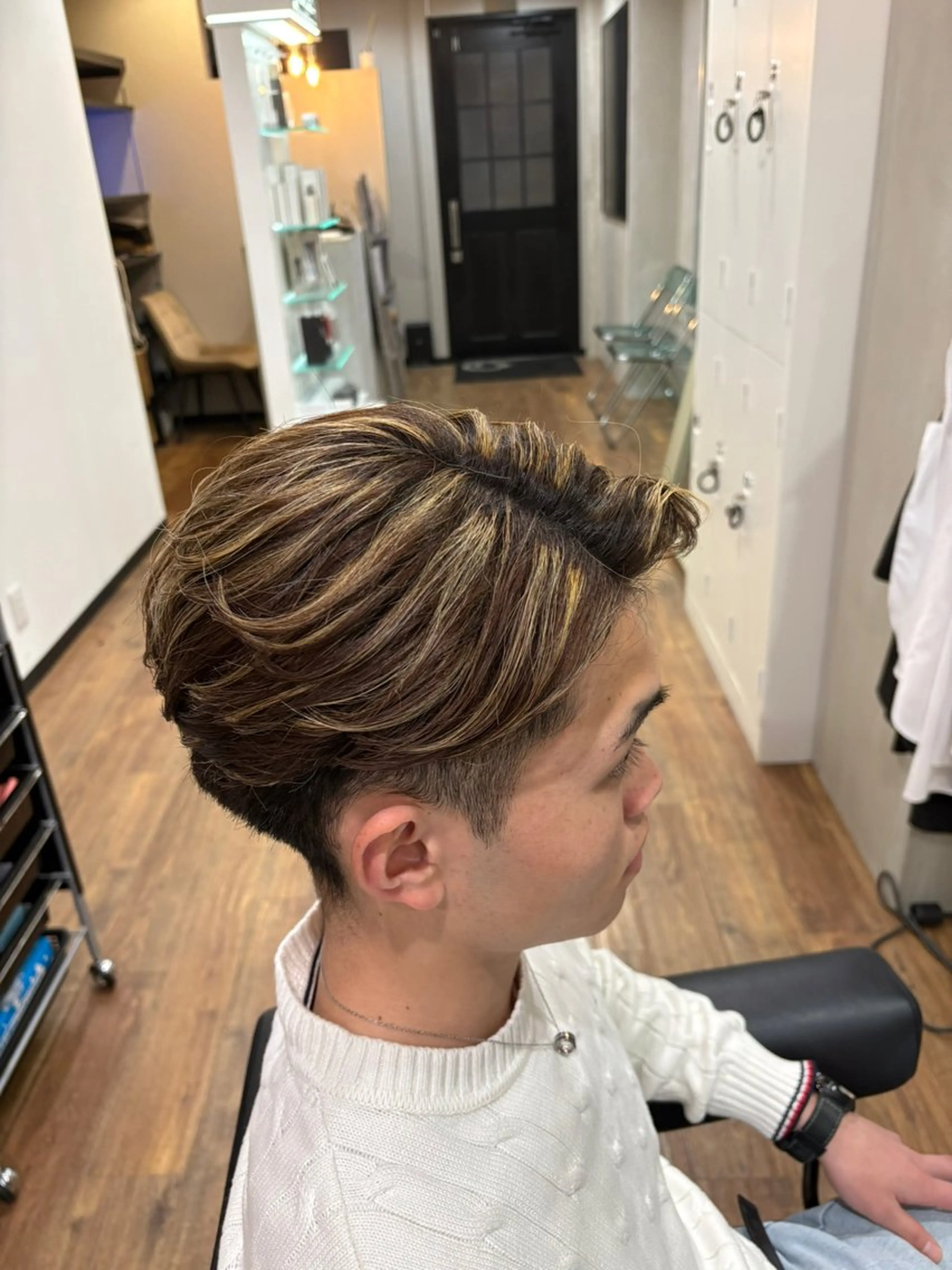 メンズ ヘアカラー Hair Place SoL 磯淵蓮のヘアスタイル