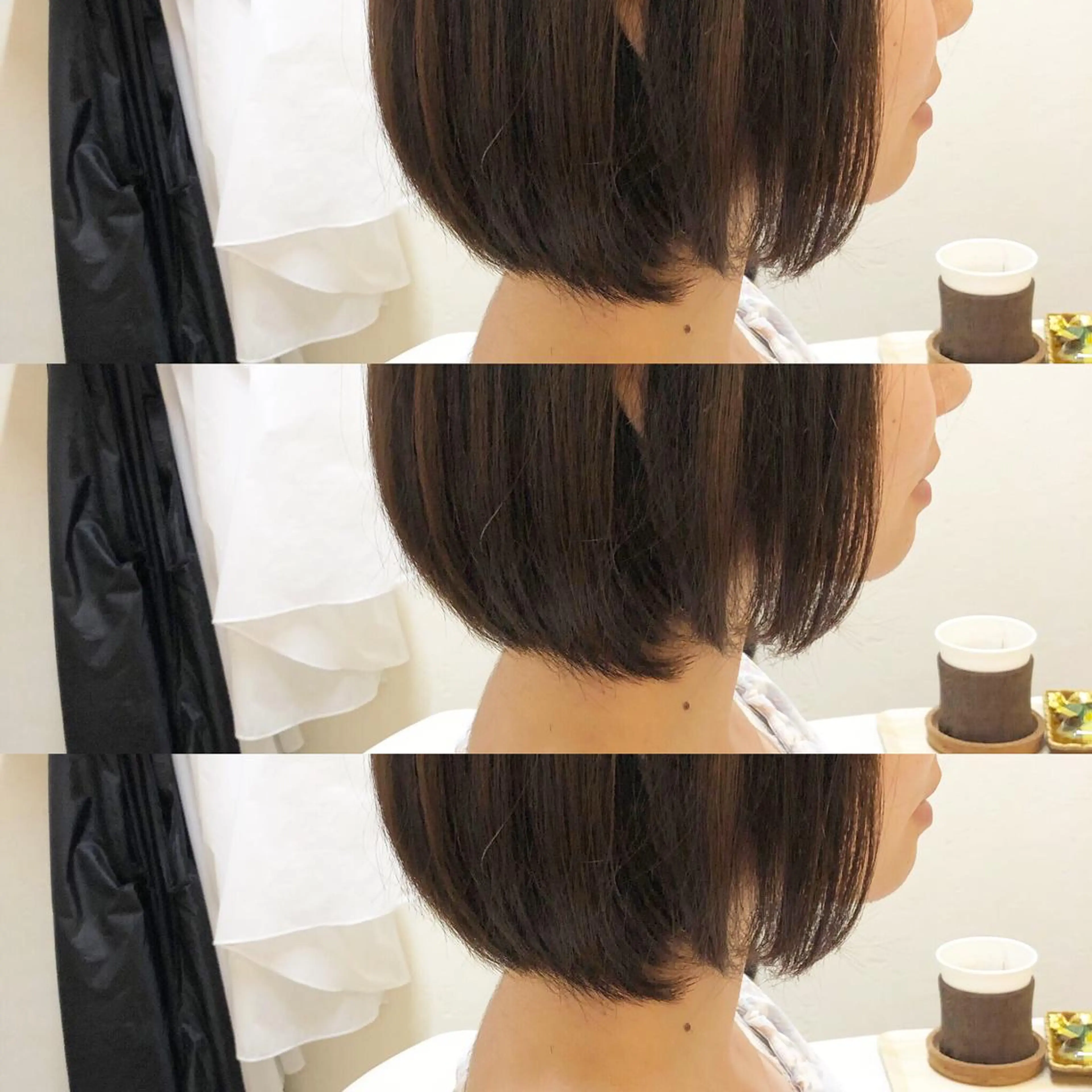 ショート カラー アディクシーカラー イルミナカラー くせ毛 髪質改善 縮毛矯正 tuuli トゥーリのヘアスタイル