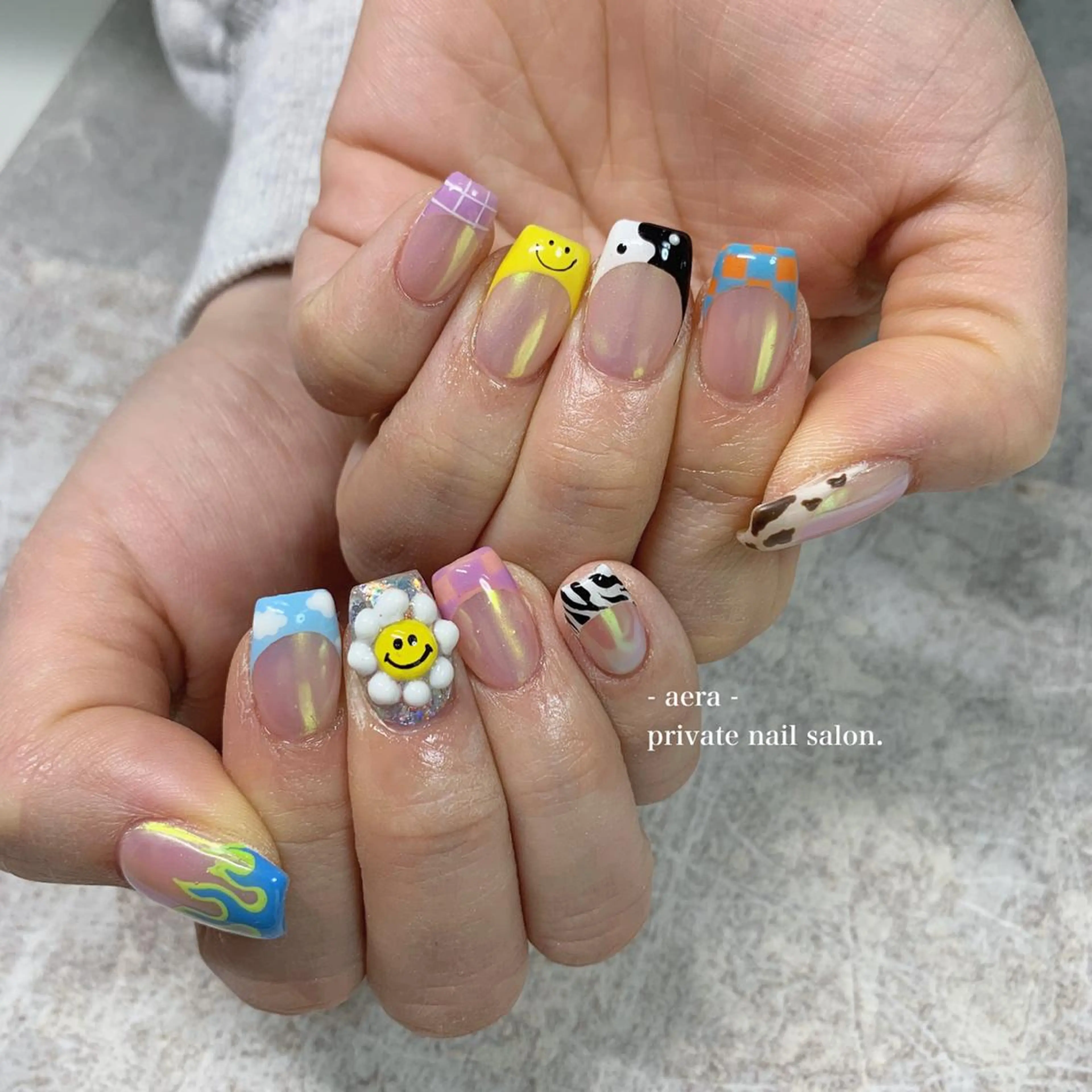 ネイル AERA nail shino🐱⸝꙳のネイルデザイン