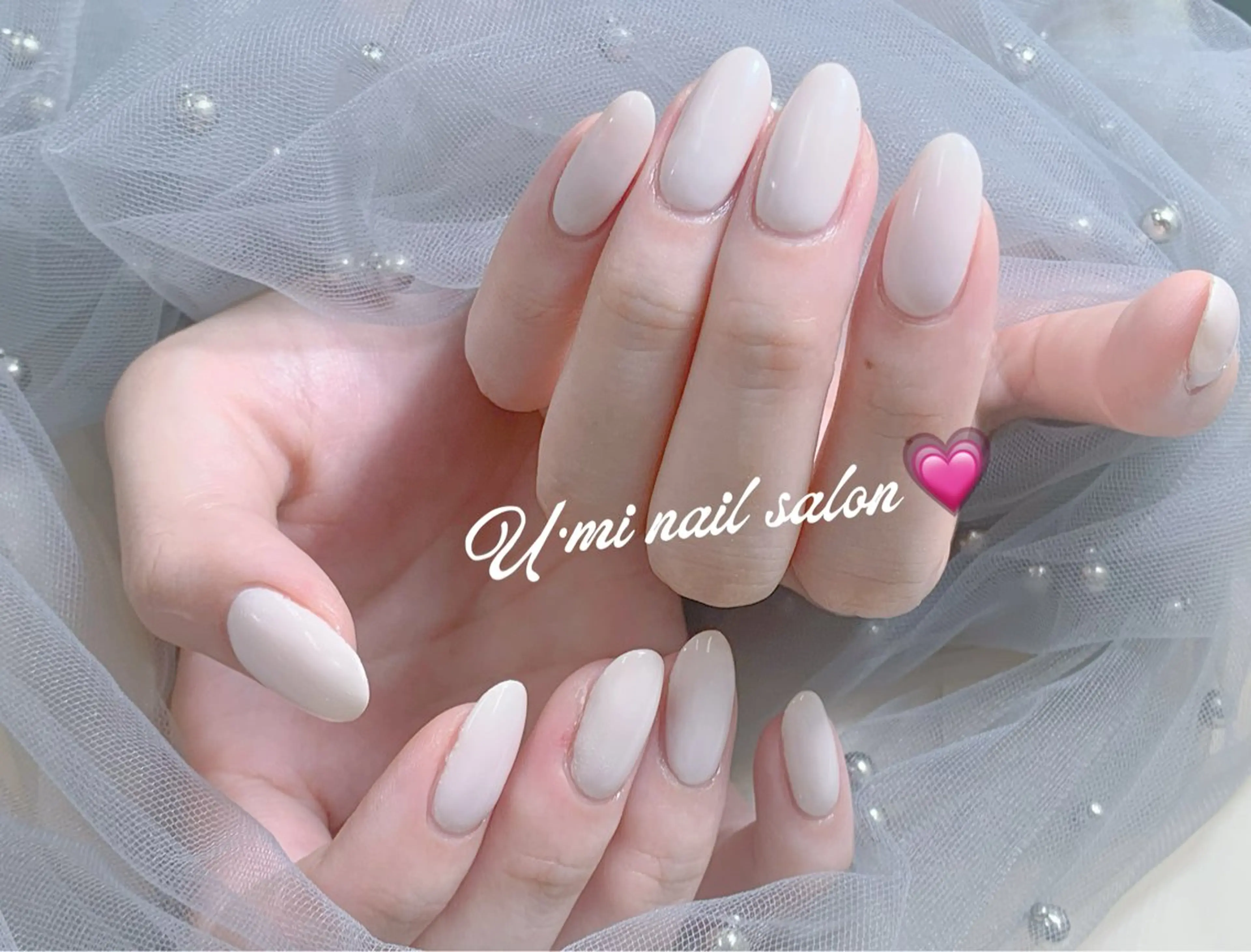 ネイル ワンカラーネイル U·Mi nail salon所属・U·Mi 上野御徒町容のネイルデザイン