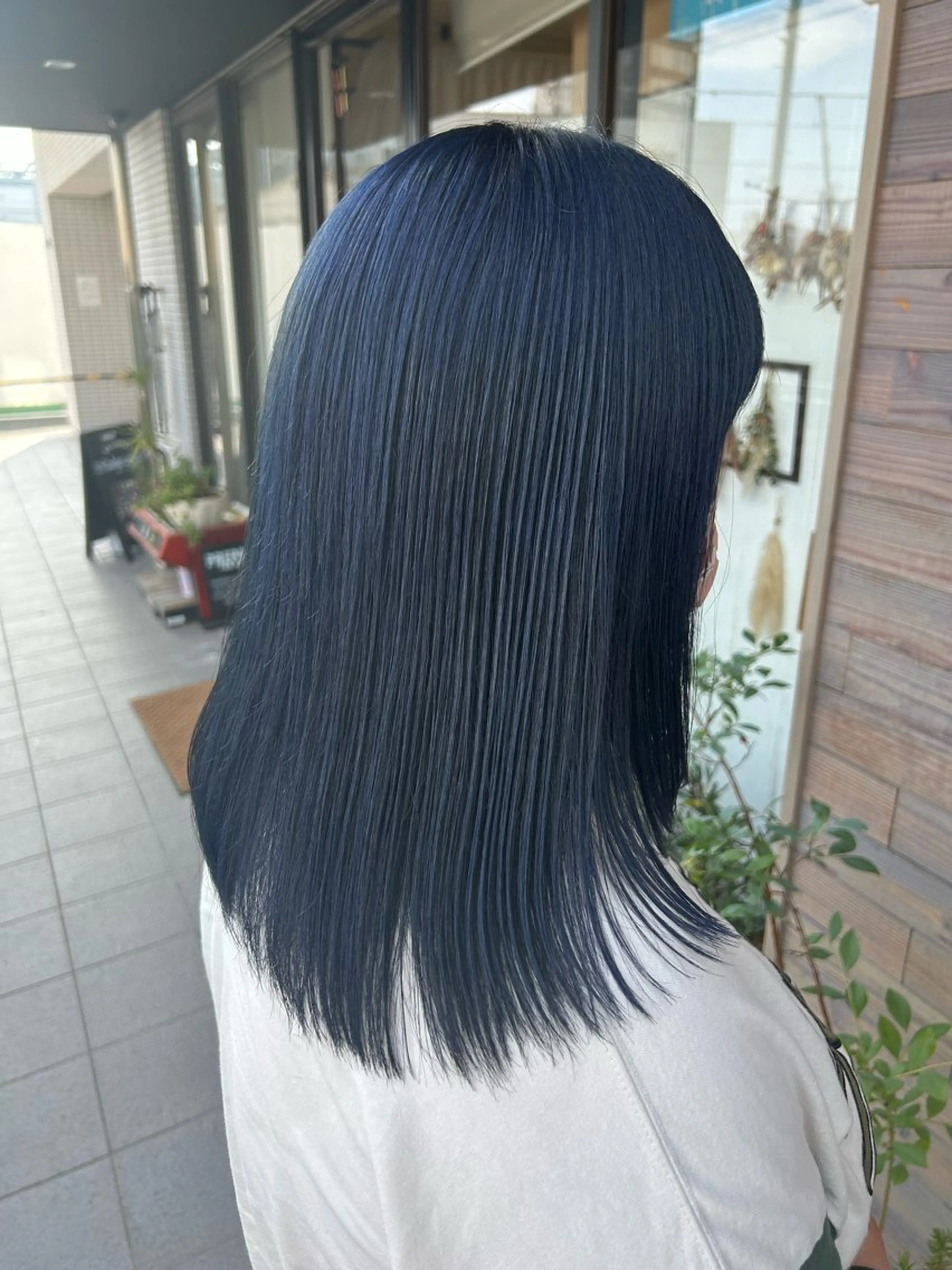 ミディアム ヘアカラー トリートメント 高津 千慧のヘアスタイル