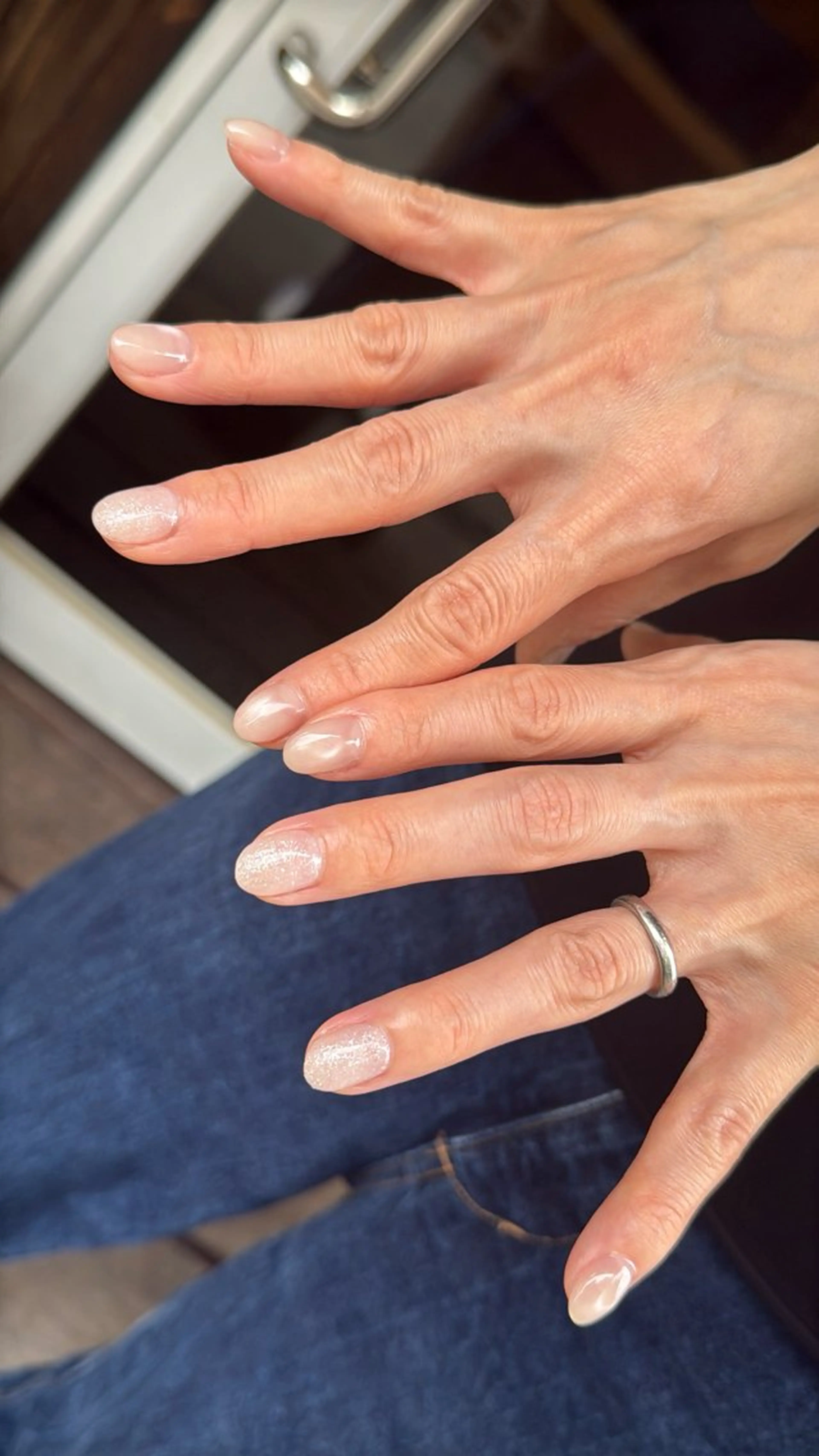 ネイル フラッシュネイル フラッシュマグ フットネイル フレンチネイル 韓国ネイル ハンドネイル SAKU nail 作島茜のネイルデザイン