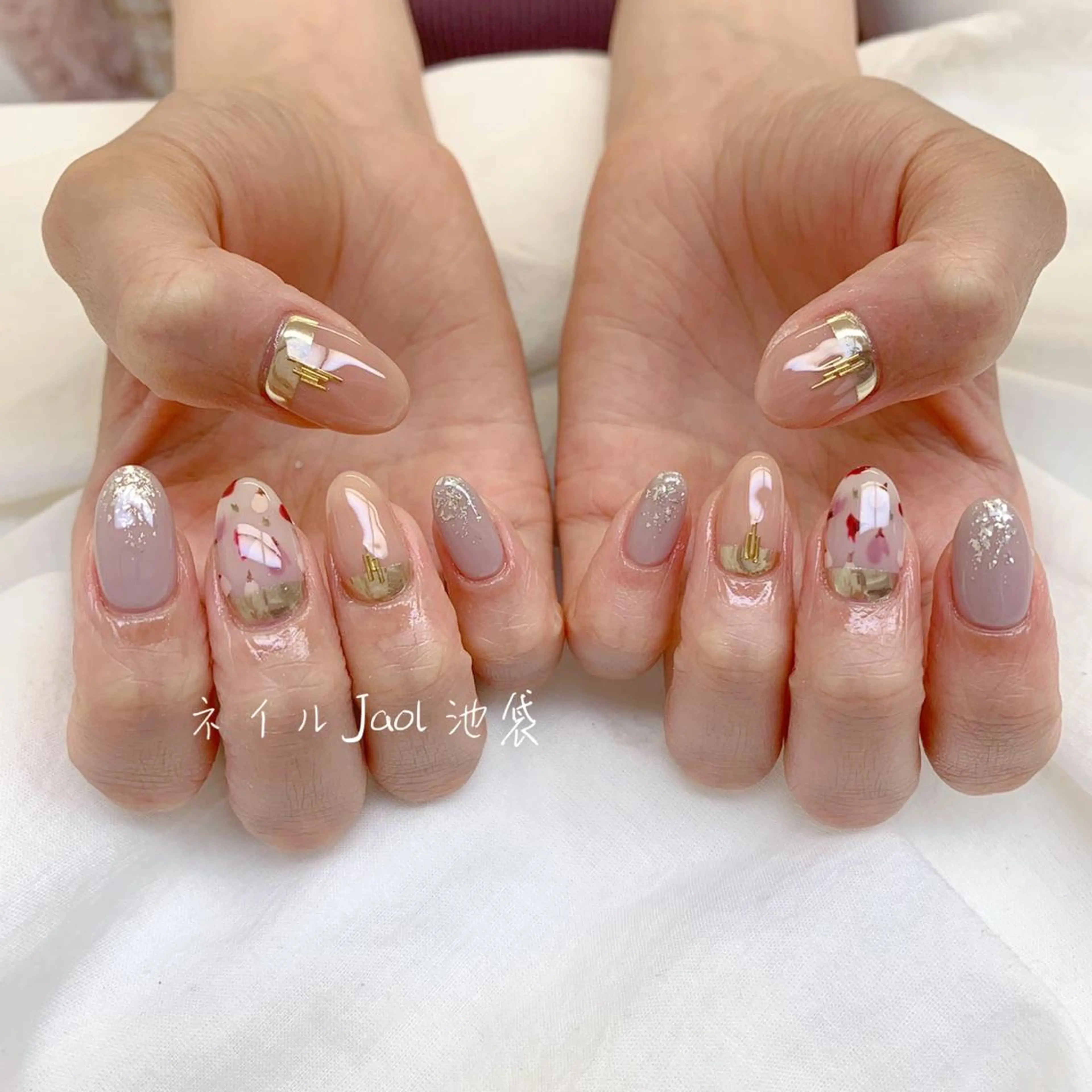 ミディアム nail jaol池袋店所属・ネイルJaol 池袋のネイルデザイン