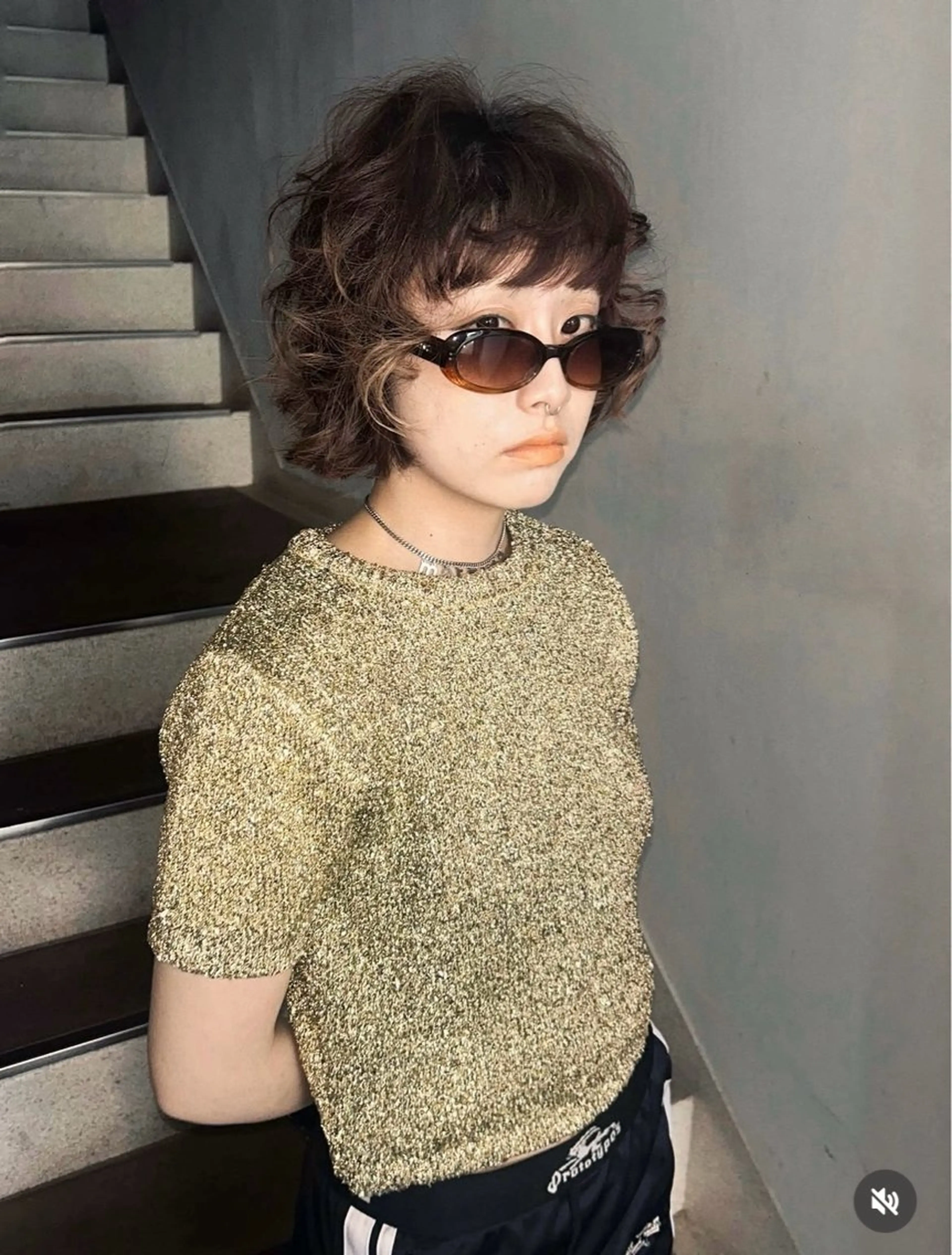 ショート カラー toyohara momokaのヘアスタイル