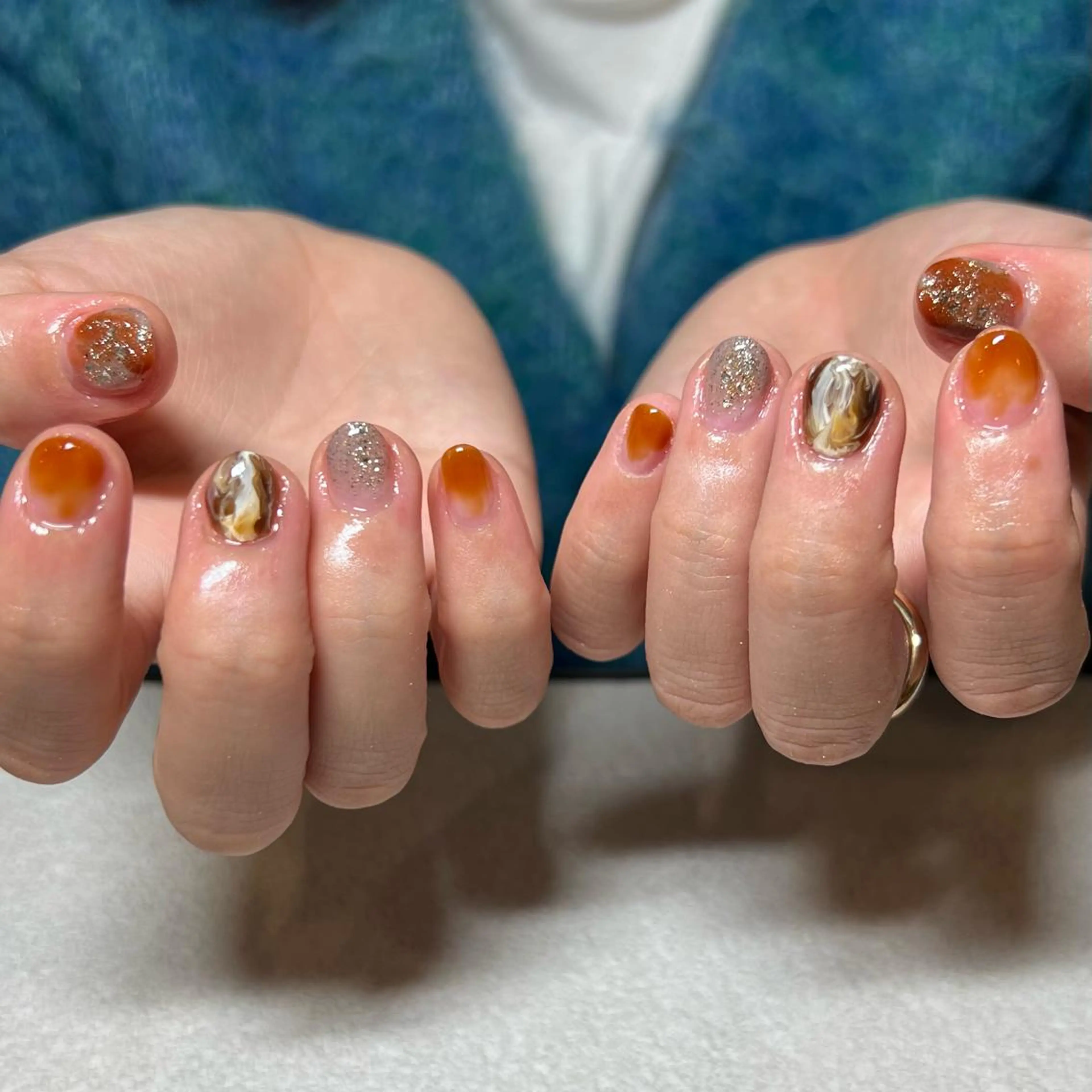 ネイル ハンドネイル Cleo中目黒店 Hinahoのネイルデザイン