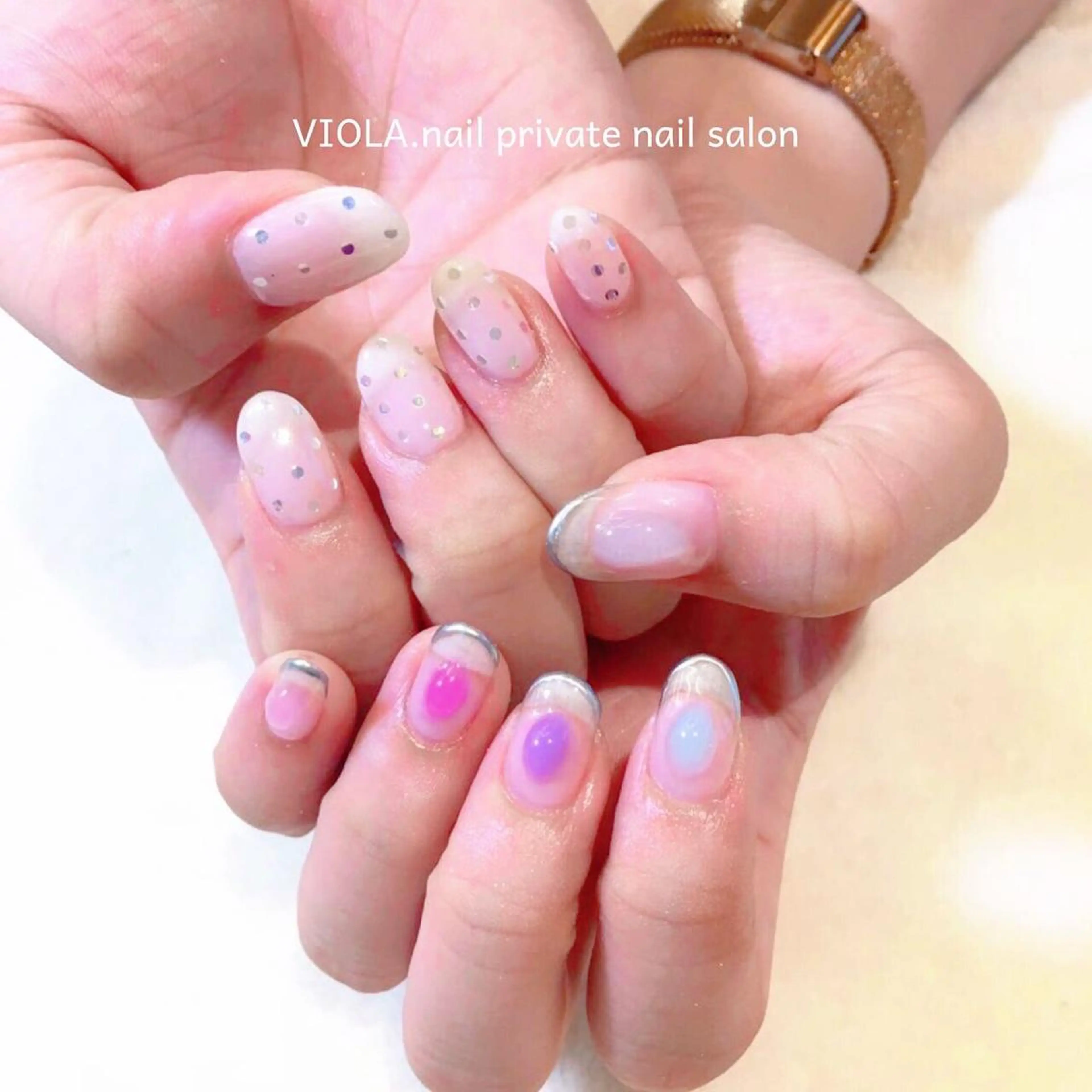 ネイル ハンドネイル VIOLA .nailのネイルデザイン
