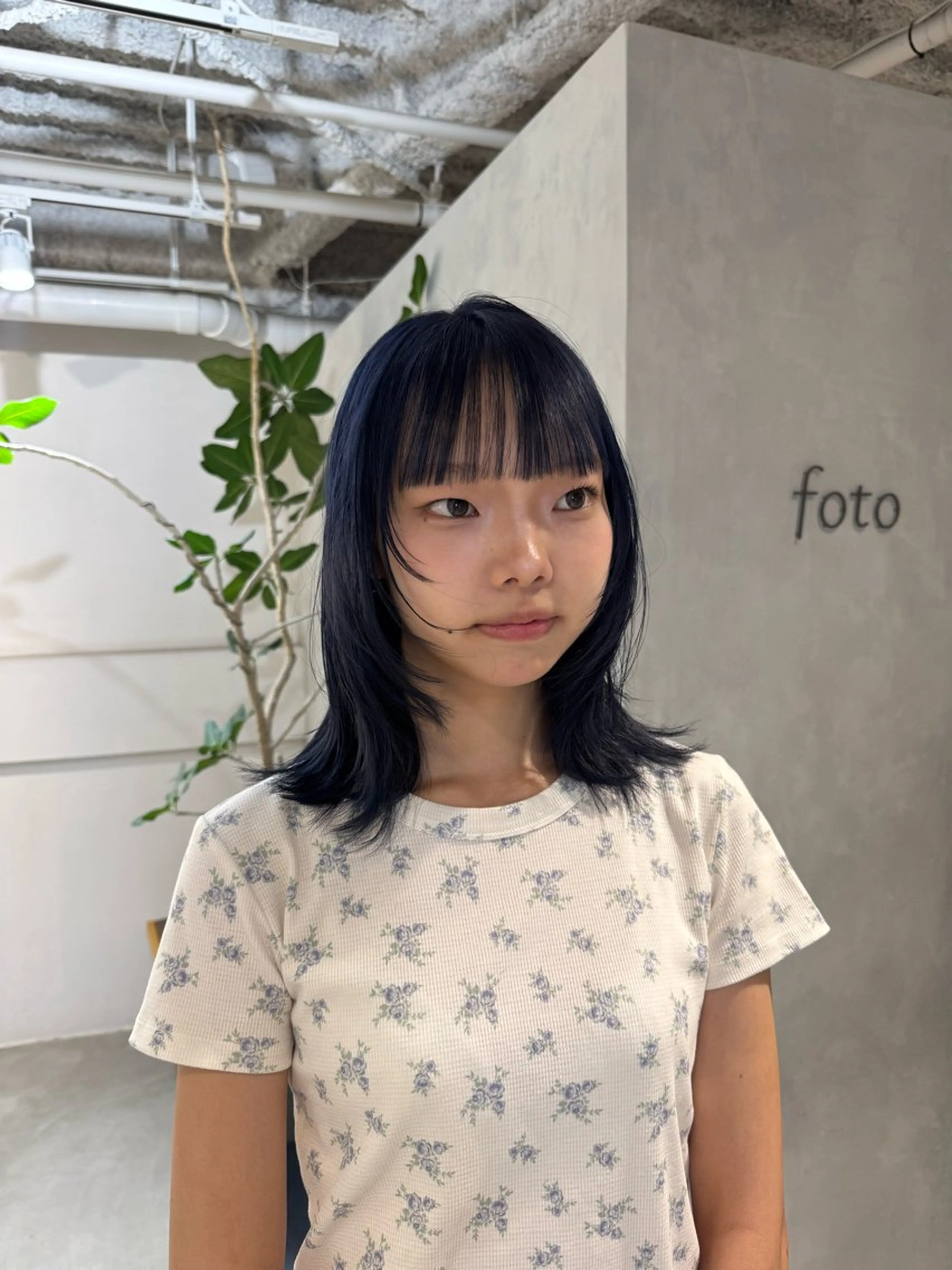 セミロング カット ヘアカラー トリートメント 顔周りcut・ご相談 ＝新宿しずく🇰🇷のヘアスタイル