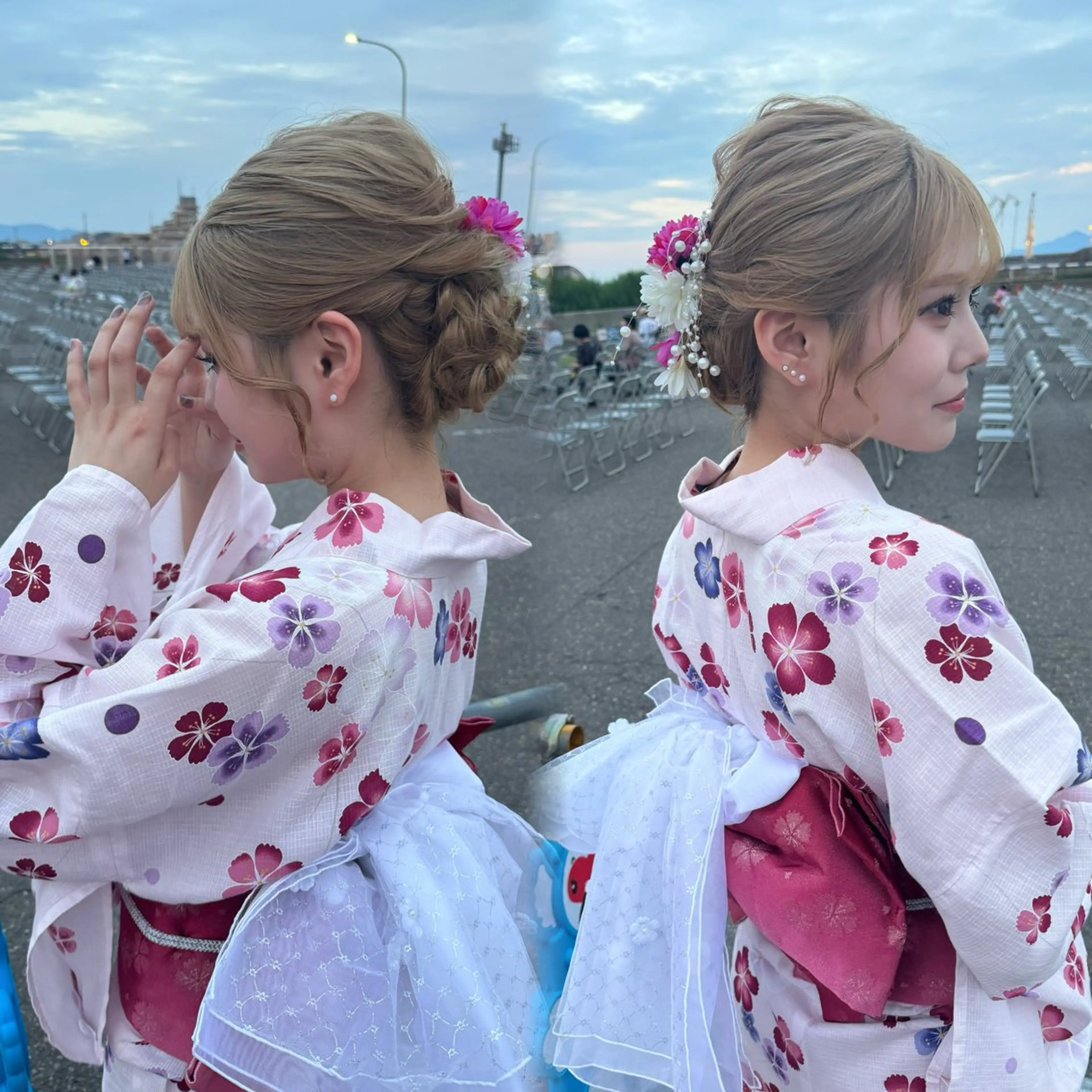 着付け 艶髪／カラー／ 銀座／RINA🎀のヘアスタイル