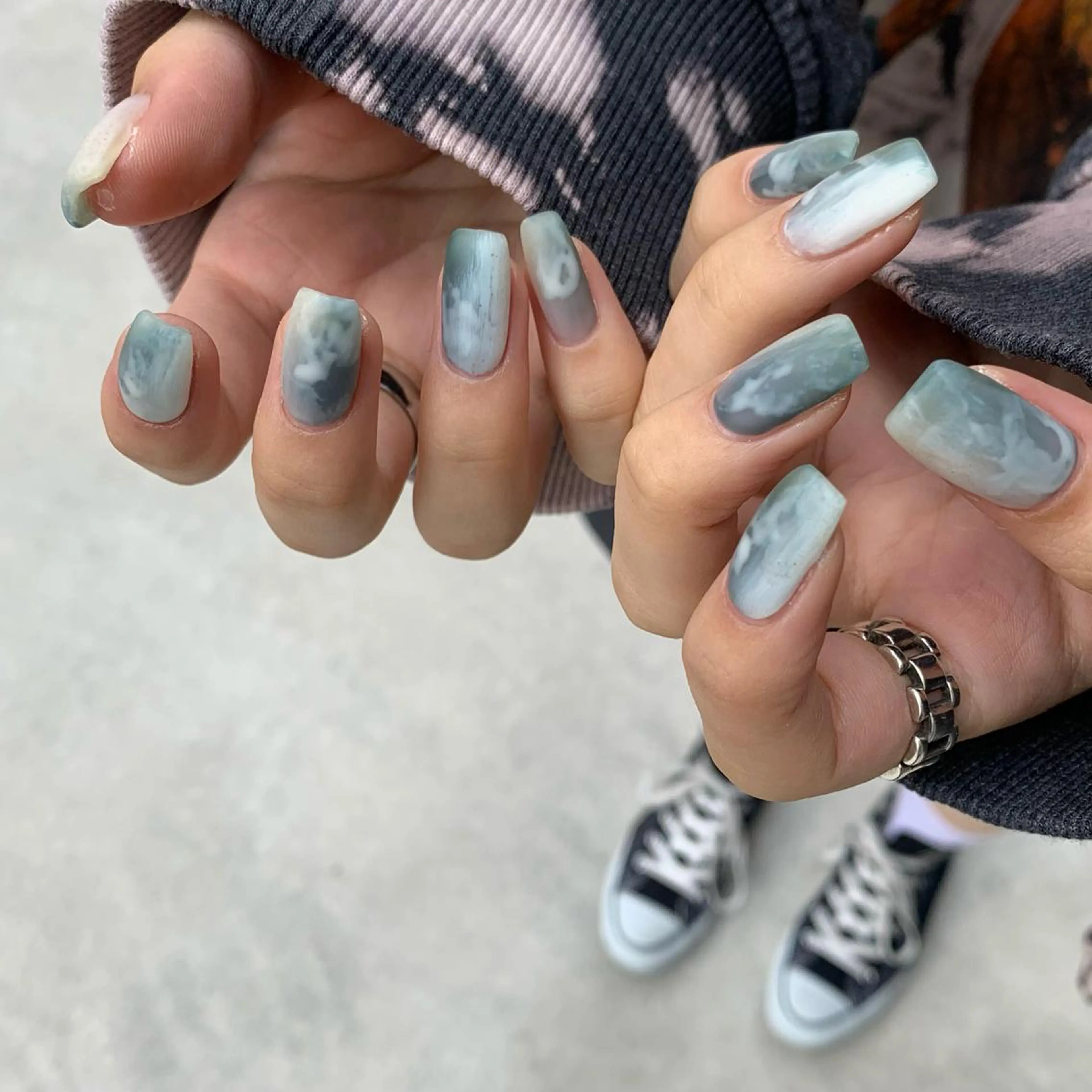 ネイル kana/モード ・グランジ໒꒱のネイルデザイン