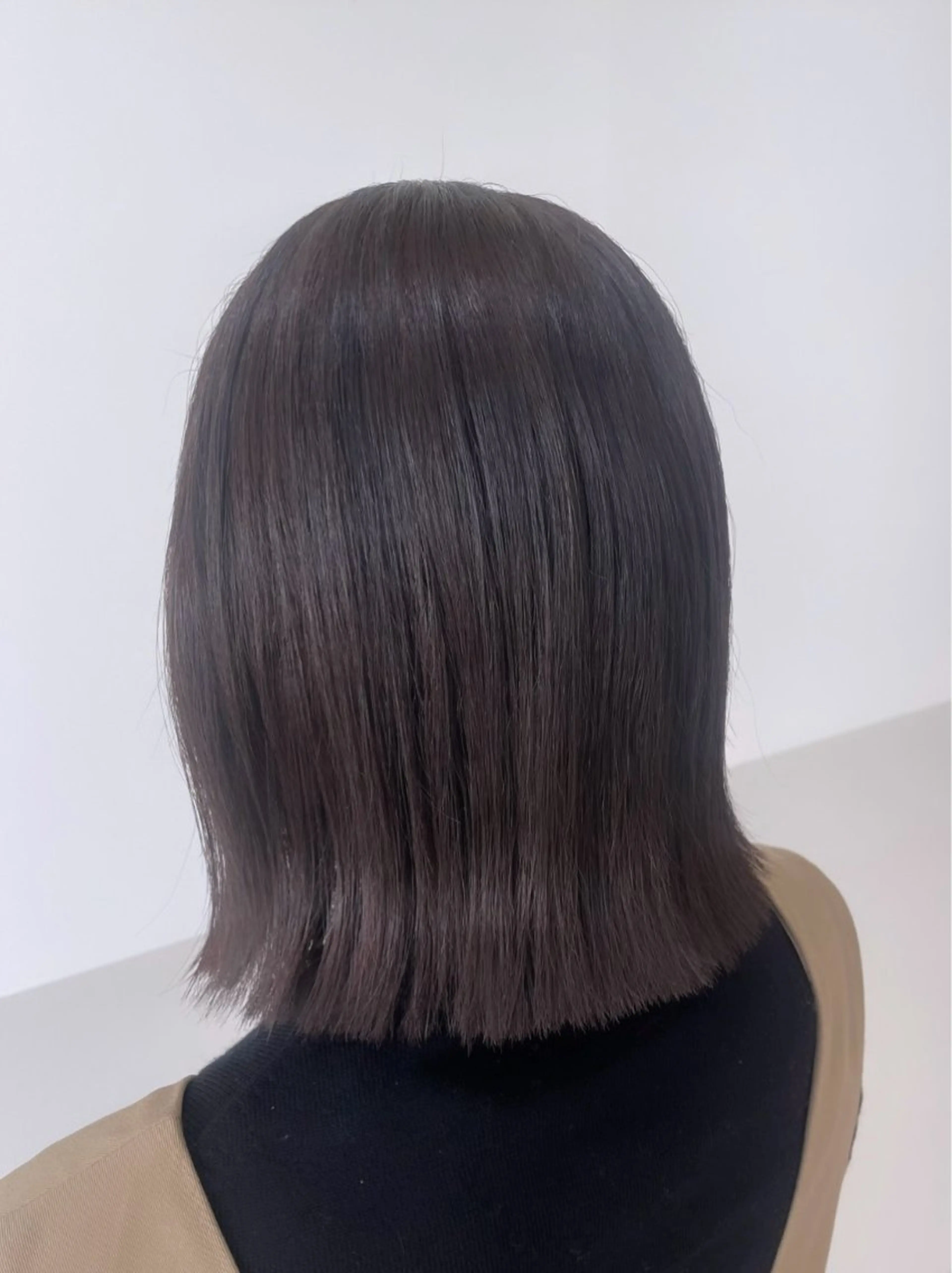 【リピーター様👌】透明感抜群✨ケアカラー(白髪染め可)+似合わせカットの写真