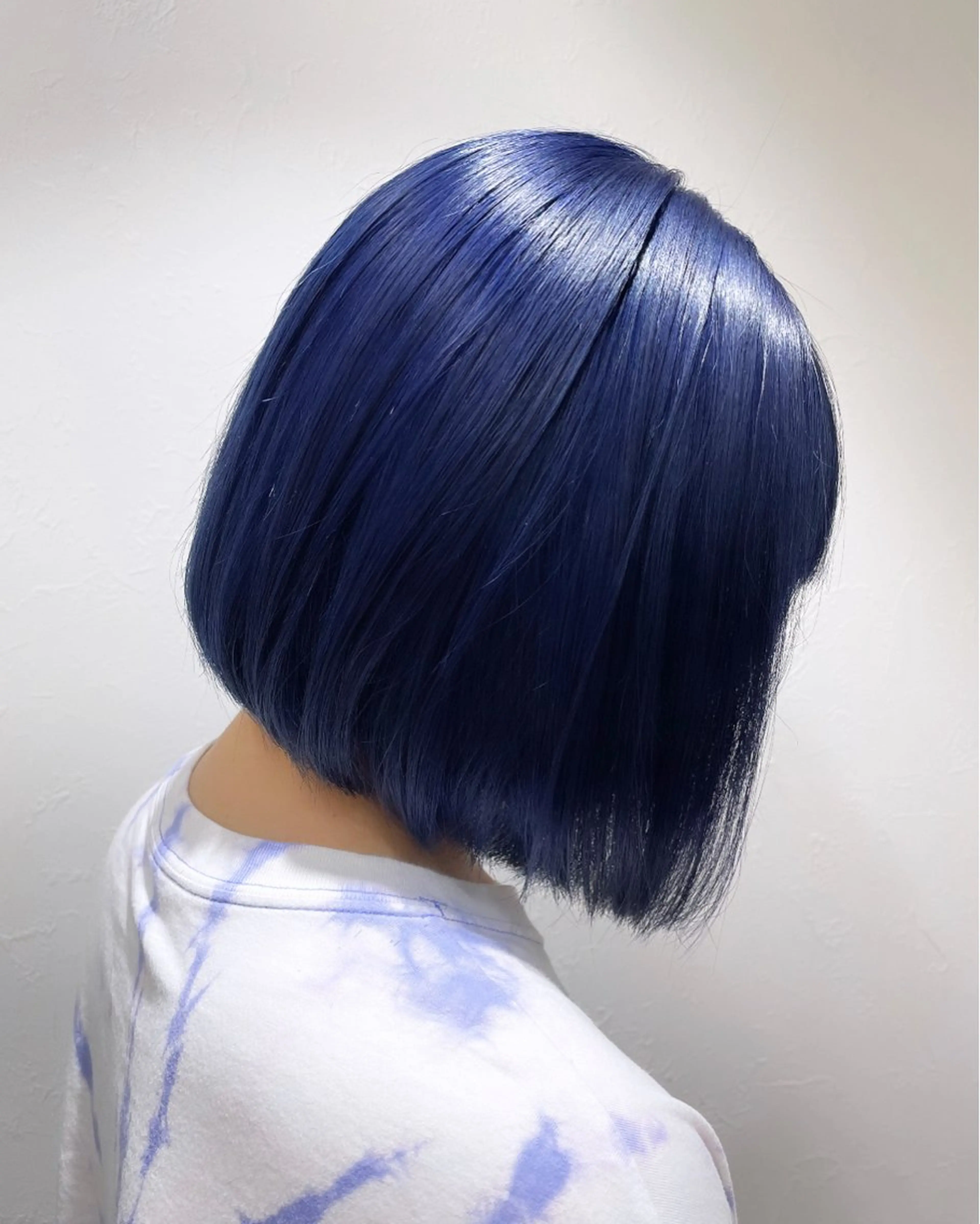 ショート カラー ブルーカラー ネイビーカラー 髪質改善サロンulu hair 　MAOのヘアスタイル