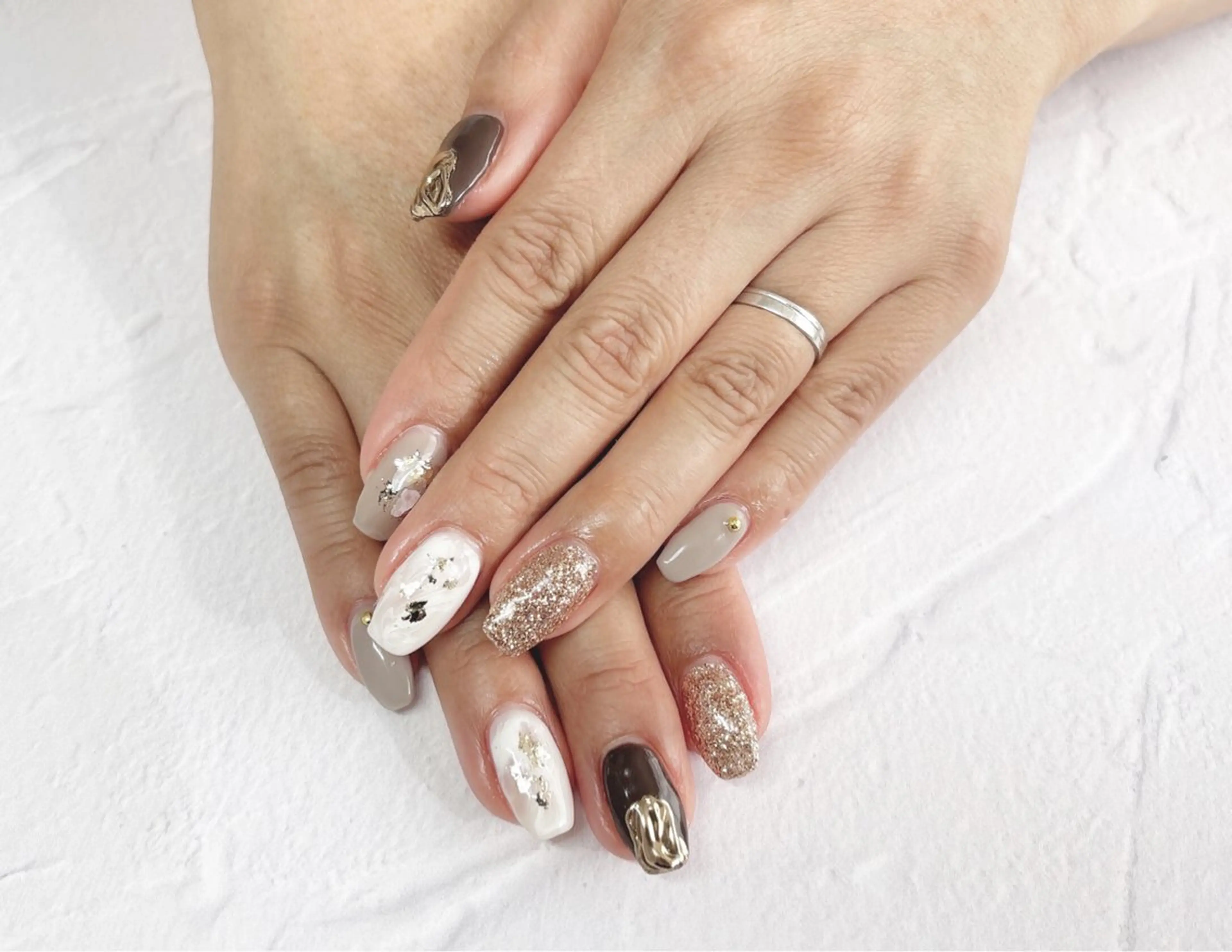 ネイル 愛川町 あんすりうむのネイルデザイン