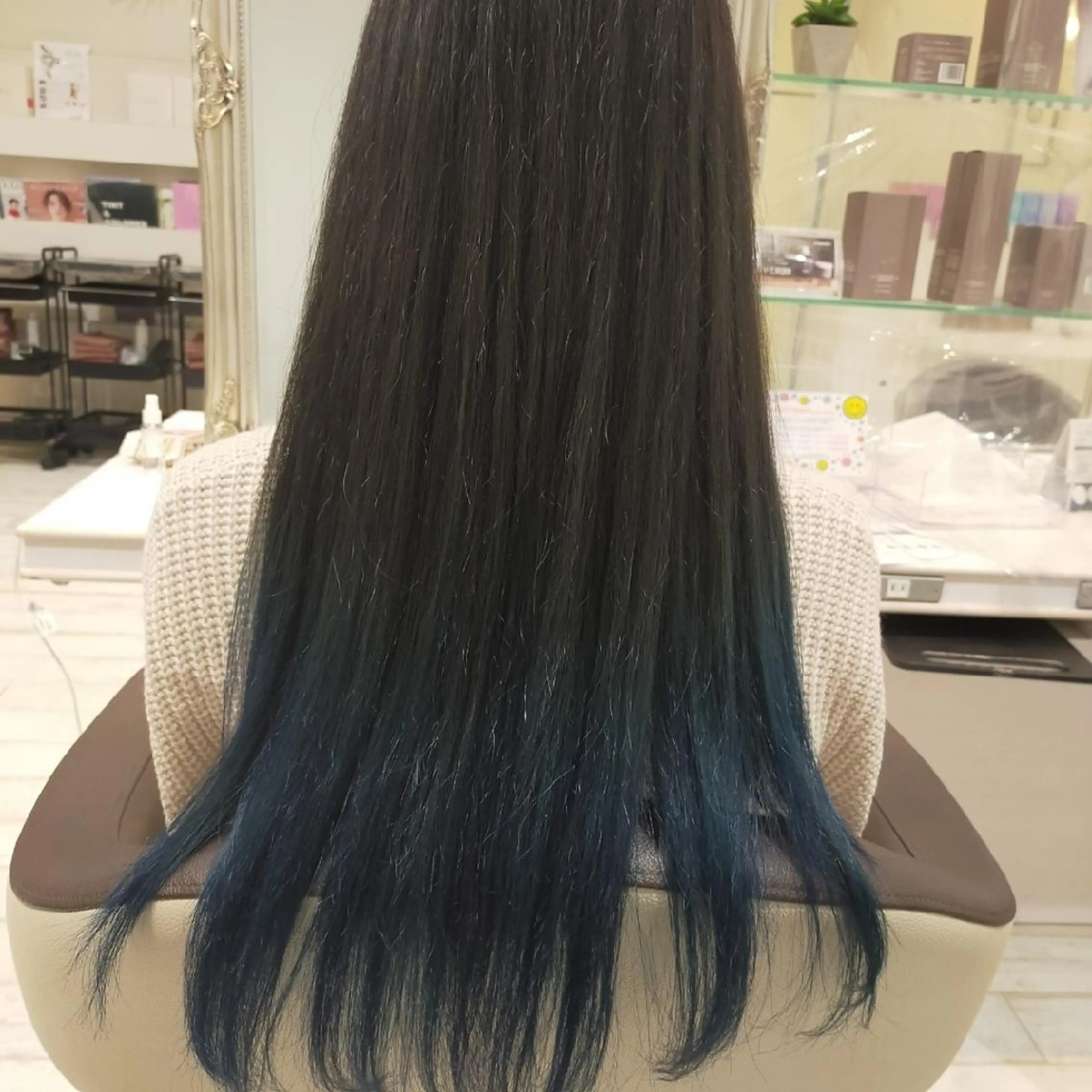 ロング カラー 田中 瑞妃のヘアスタイル