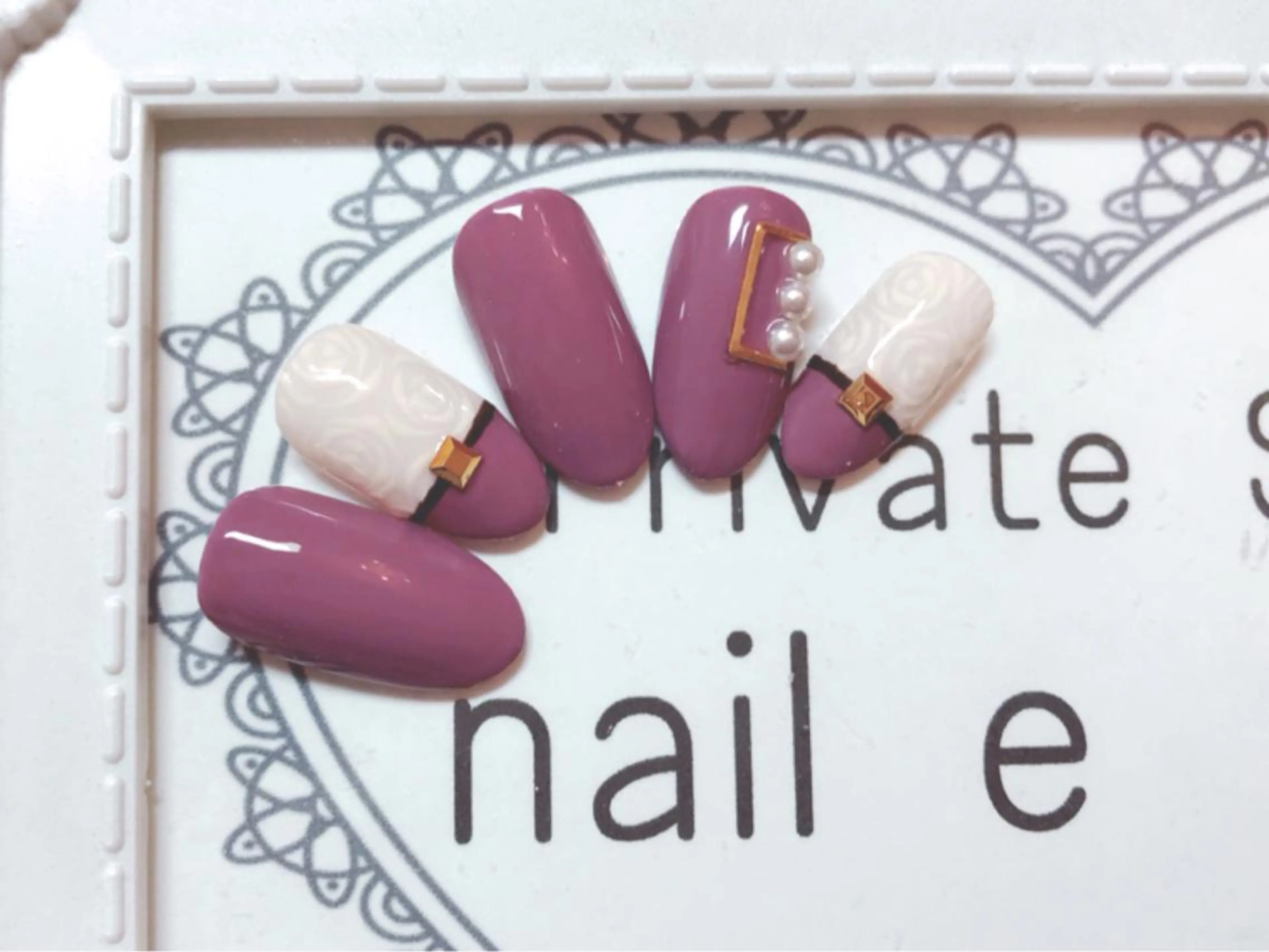 ネイル ハンドネイル サロン ド イロハ所属・サロンドイロハ e.satoのネイルデザイン