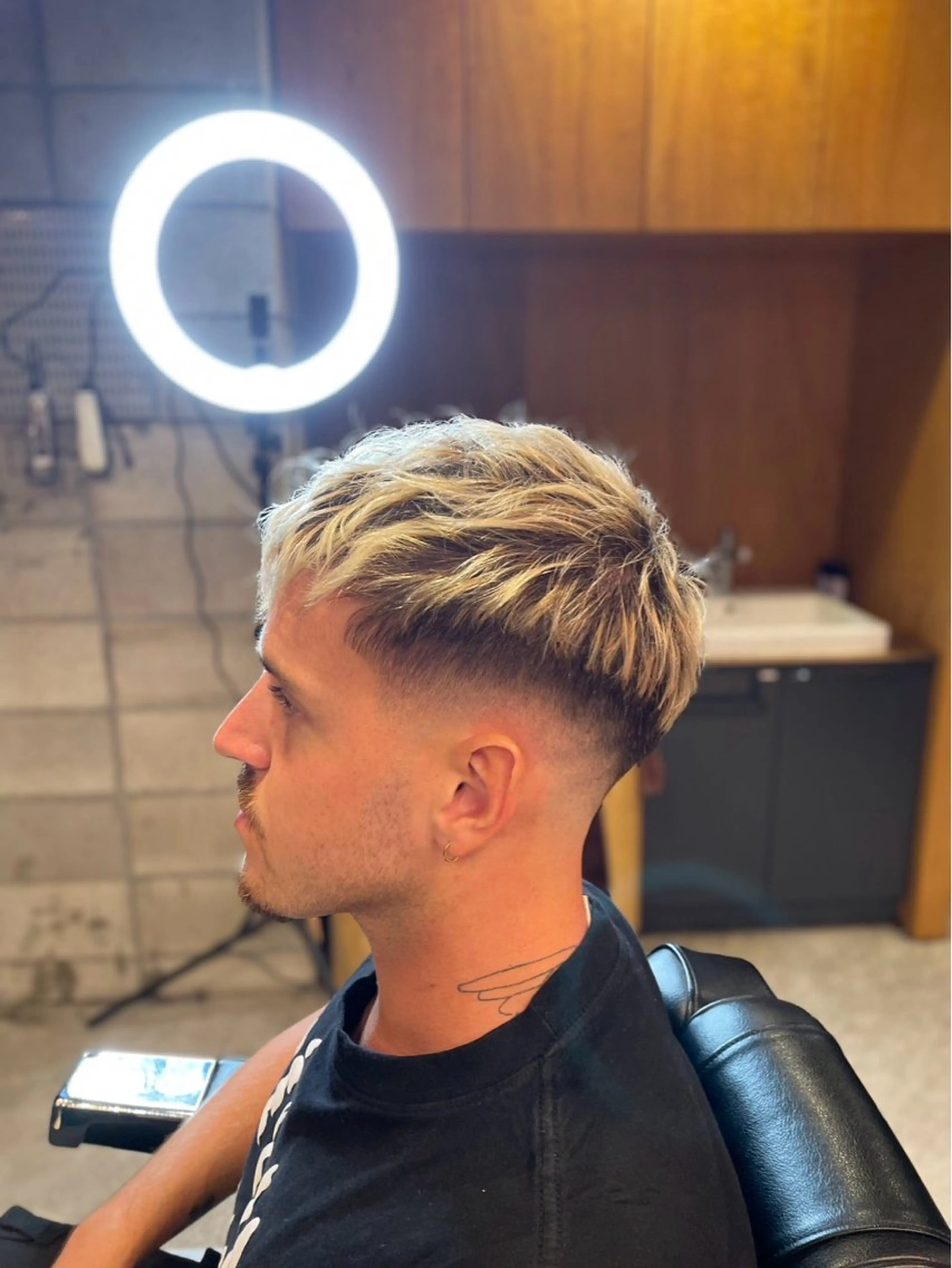 カラー メンズ 中津川 侑那のヘアスタイル