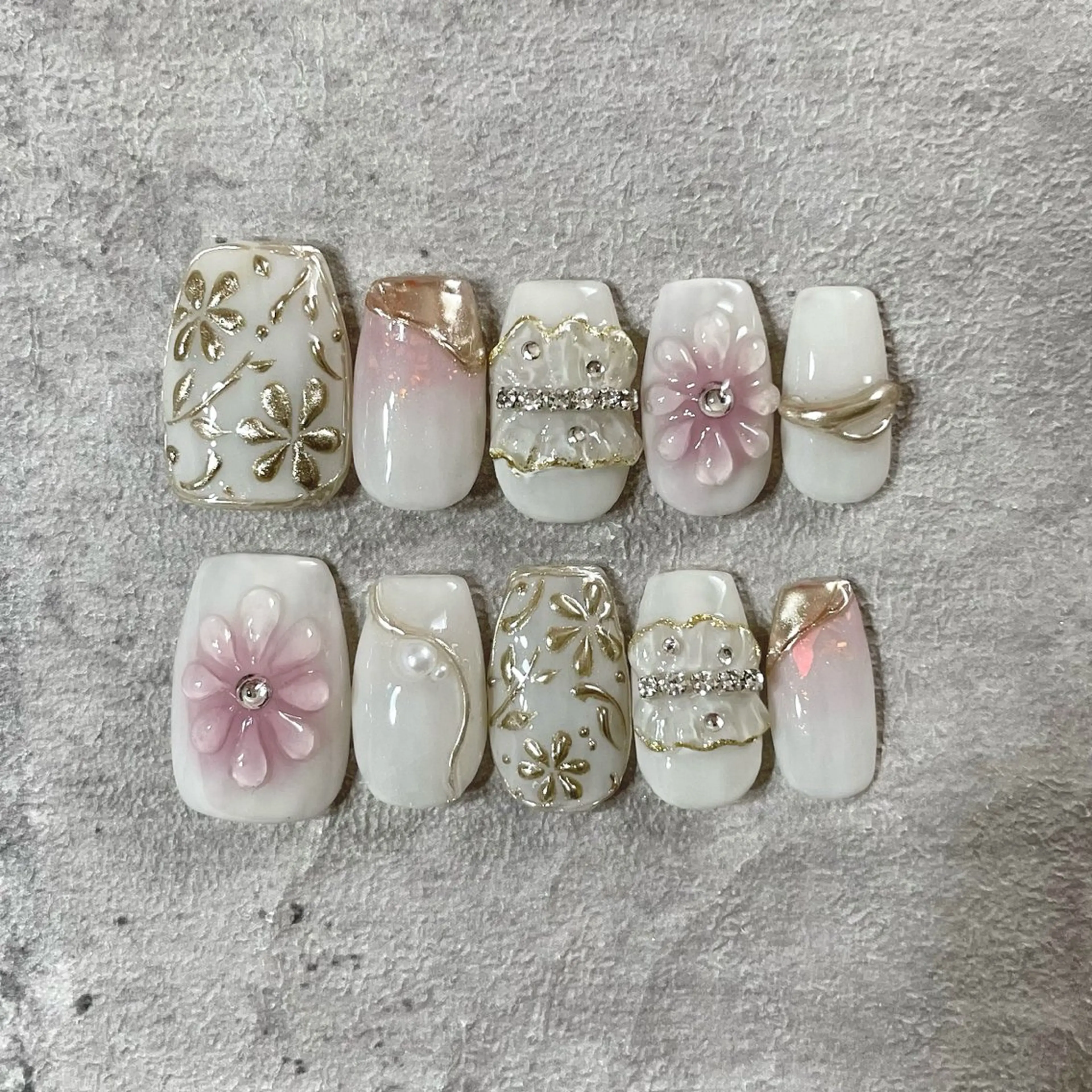 ネイル ネイルチップ 東 千夏のネイルデザイン