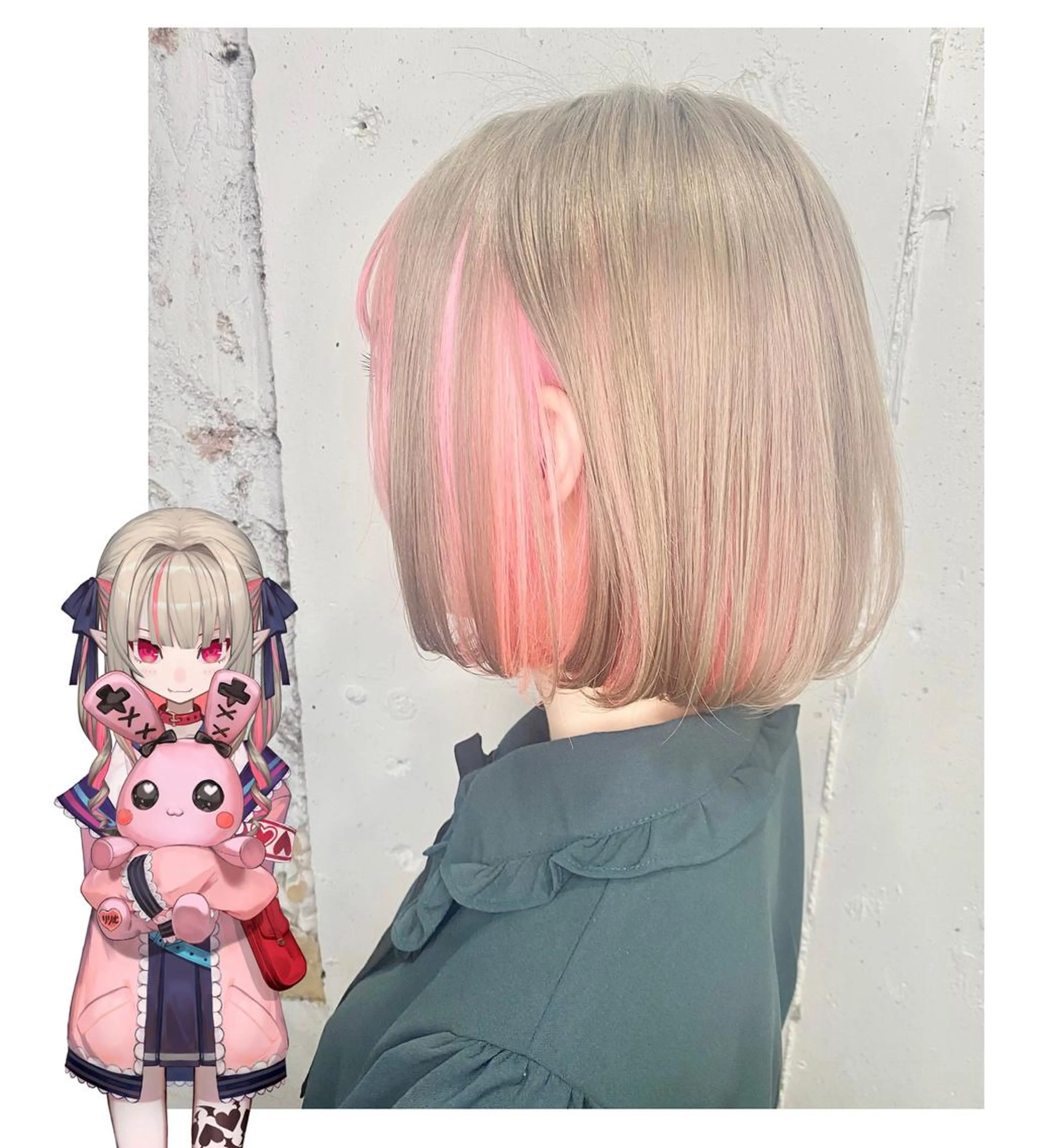 ショート カラー ヘアカラー TSUNO🦖 派手髪/オタク美容師のヘアスタイル