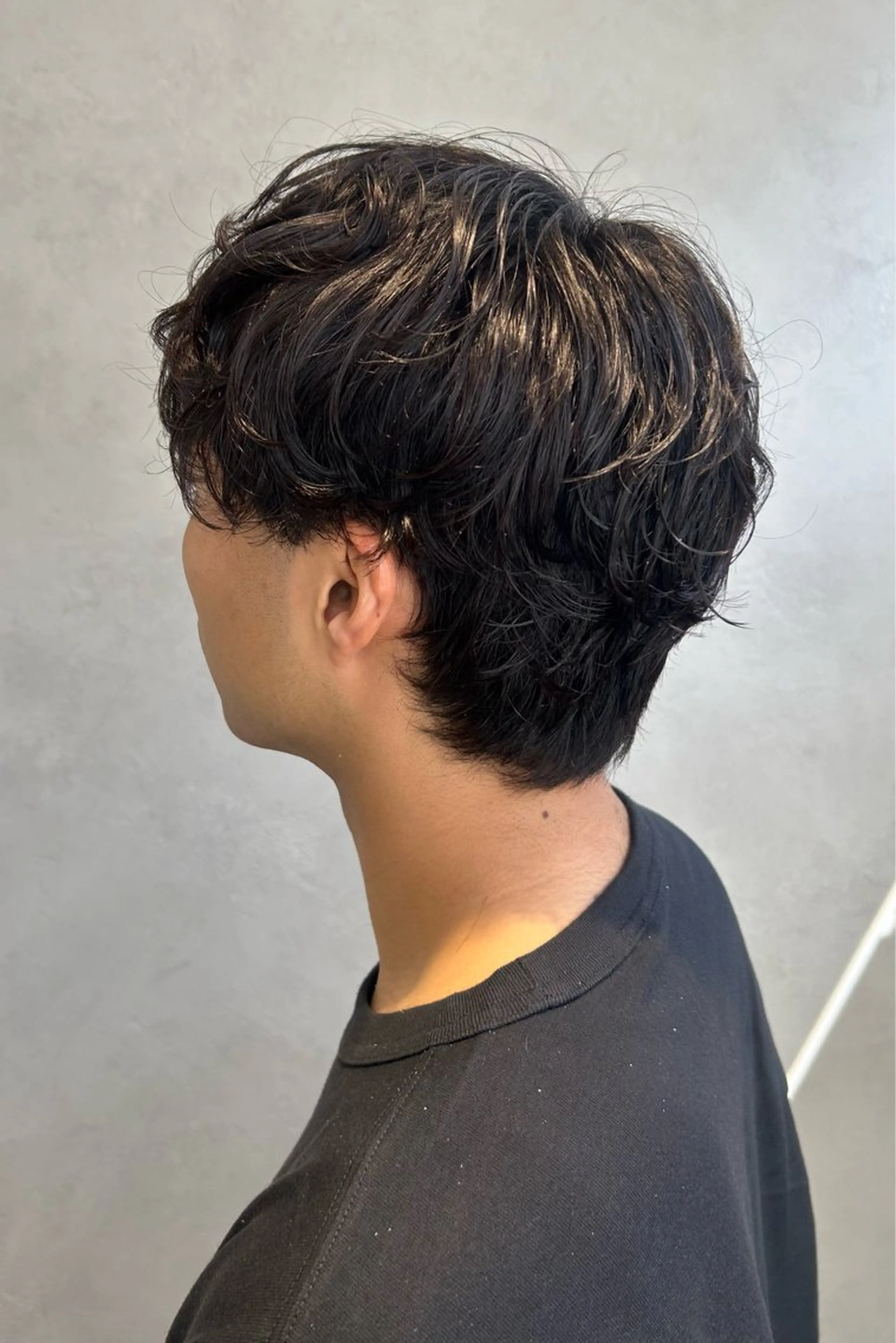 パーマ メンズ カット パーマ 谷口 瑠莉のヘアスタイル