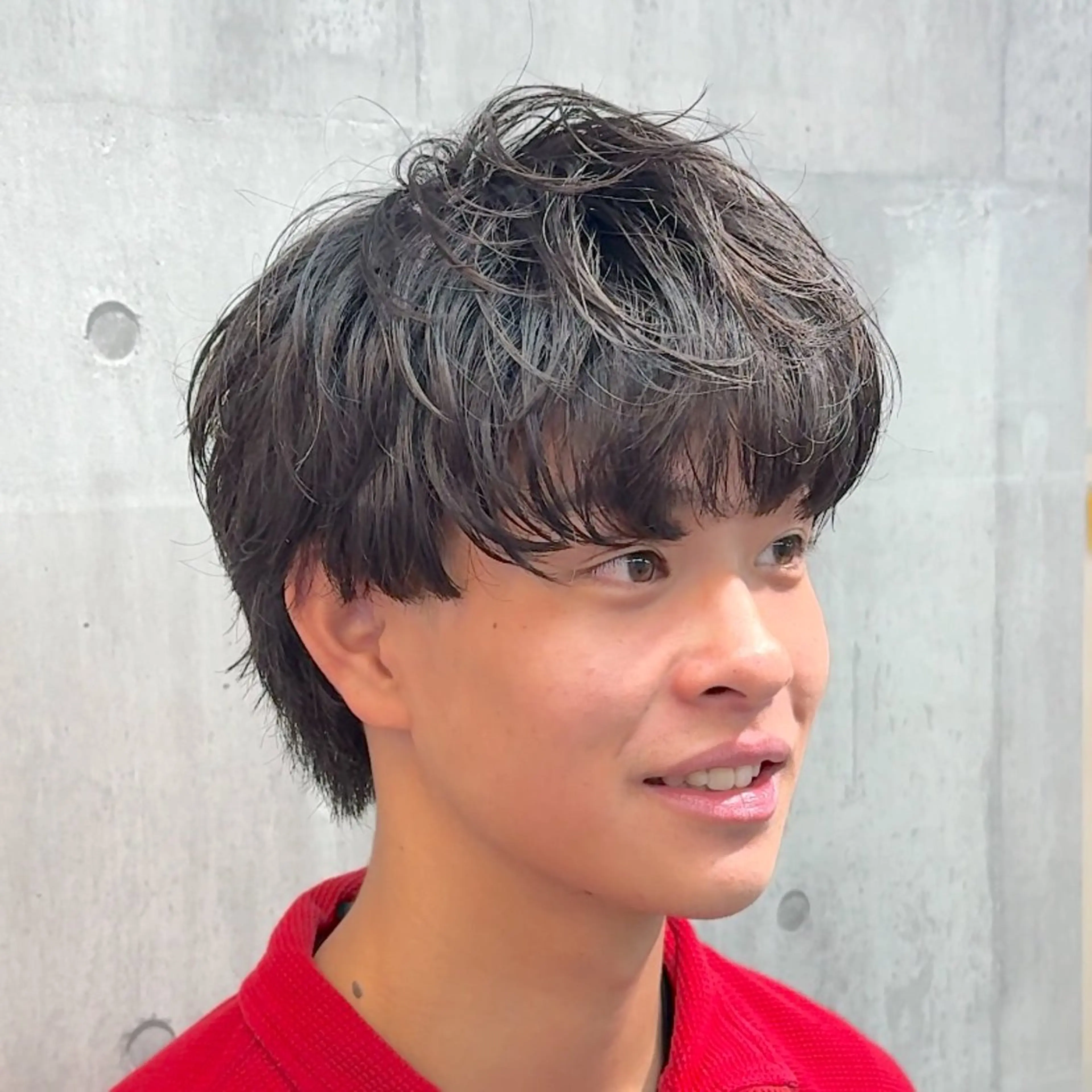 ショート パーマ ヘアアレンジ メンズ MENIN メンズ サロン　望月　涼太のヘアスタイル