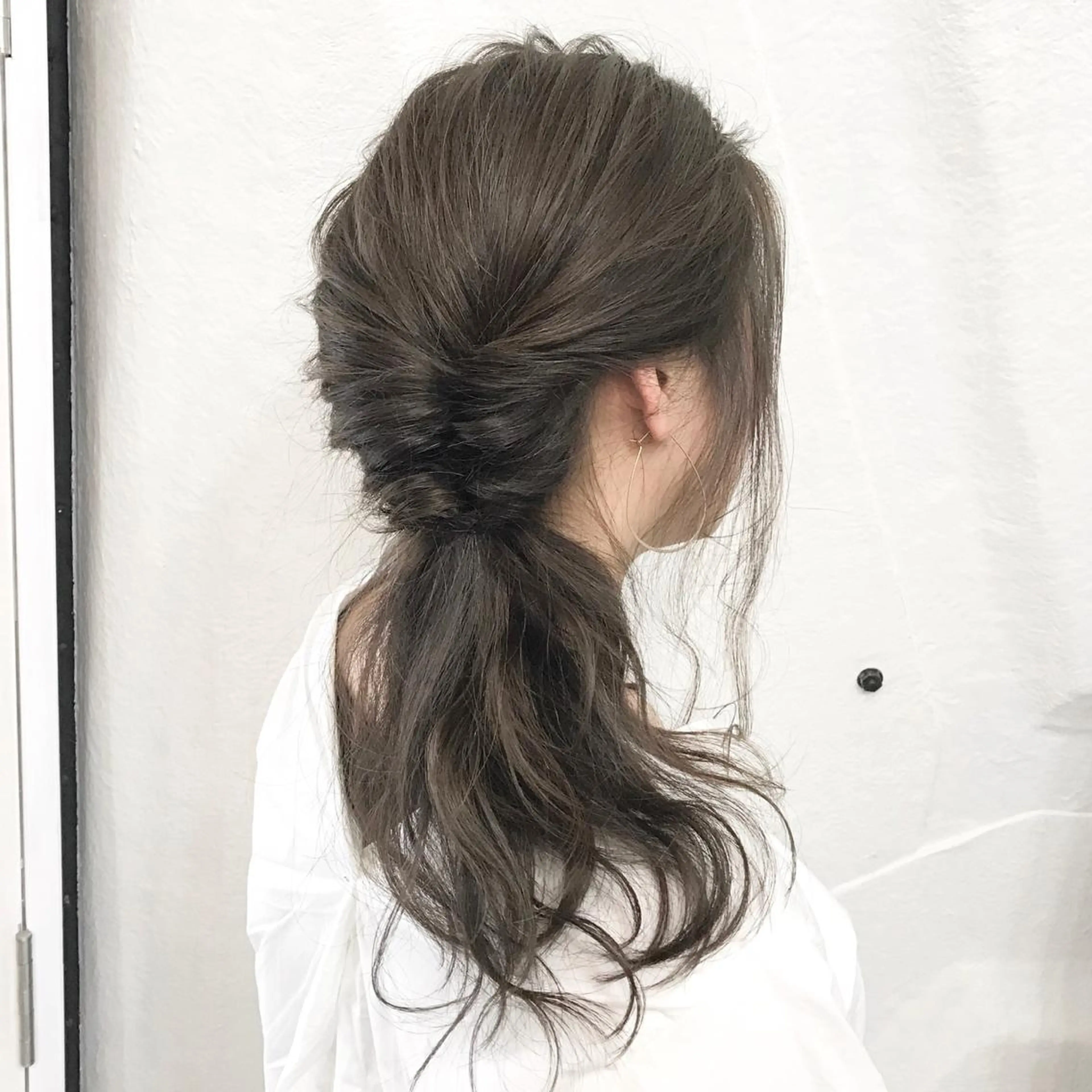 カラー ヘアアレンジ アッシュ ハイライトカラー K-POP好き美容師 🇰🇷Kai.Yのヘアスタイル