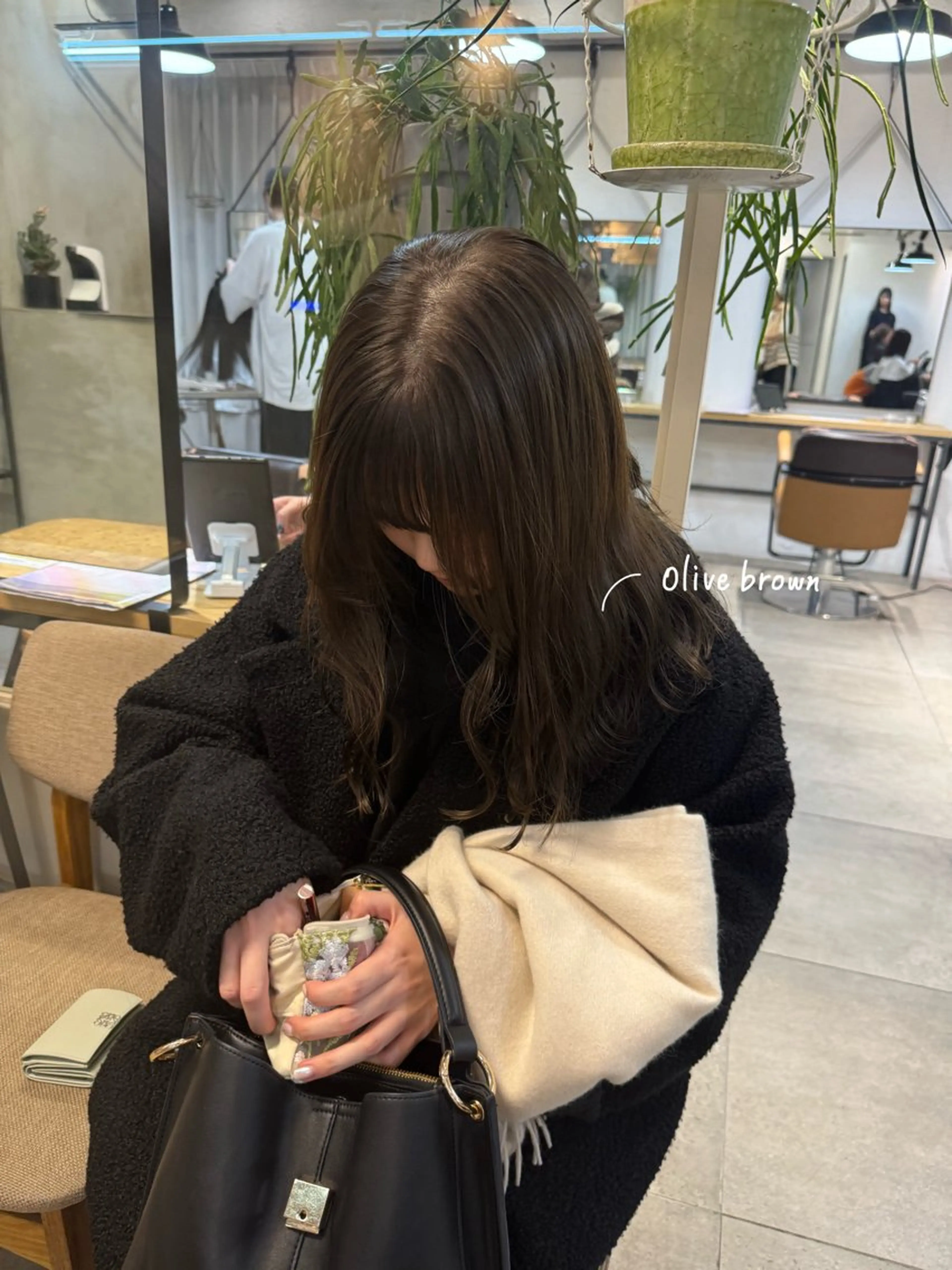 ミディアム カラー カット ヘアカラー トリートメント Lomalia 🤍🫧/makoのヘアスタイル