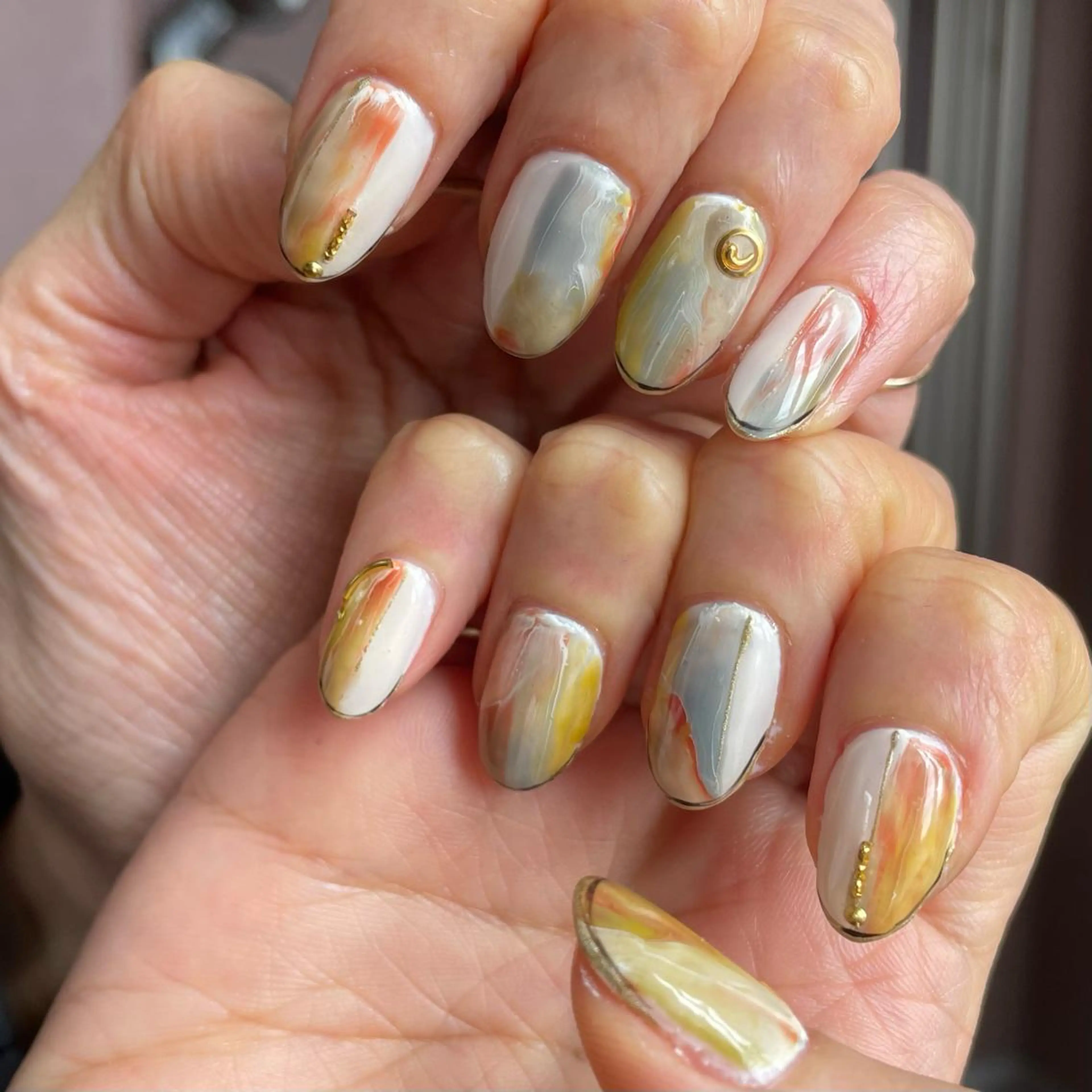 ネイル 奥園 良恵のネイルデザイン