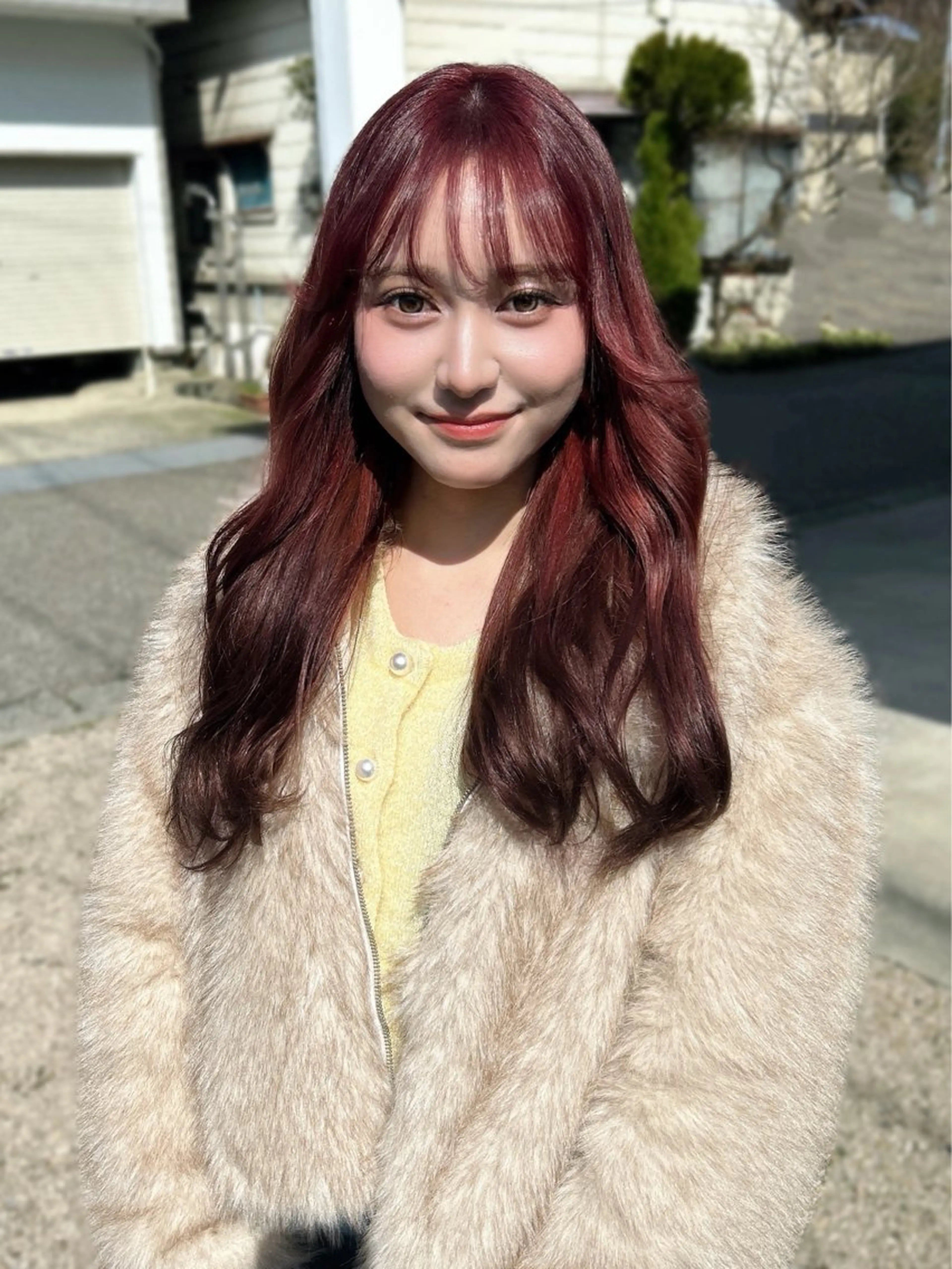 カラー レッドカラー 🌷カットモデル 募集中🪽/mayuのヘアスタイル