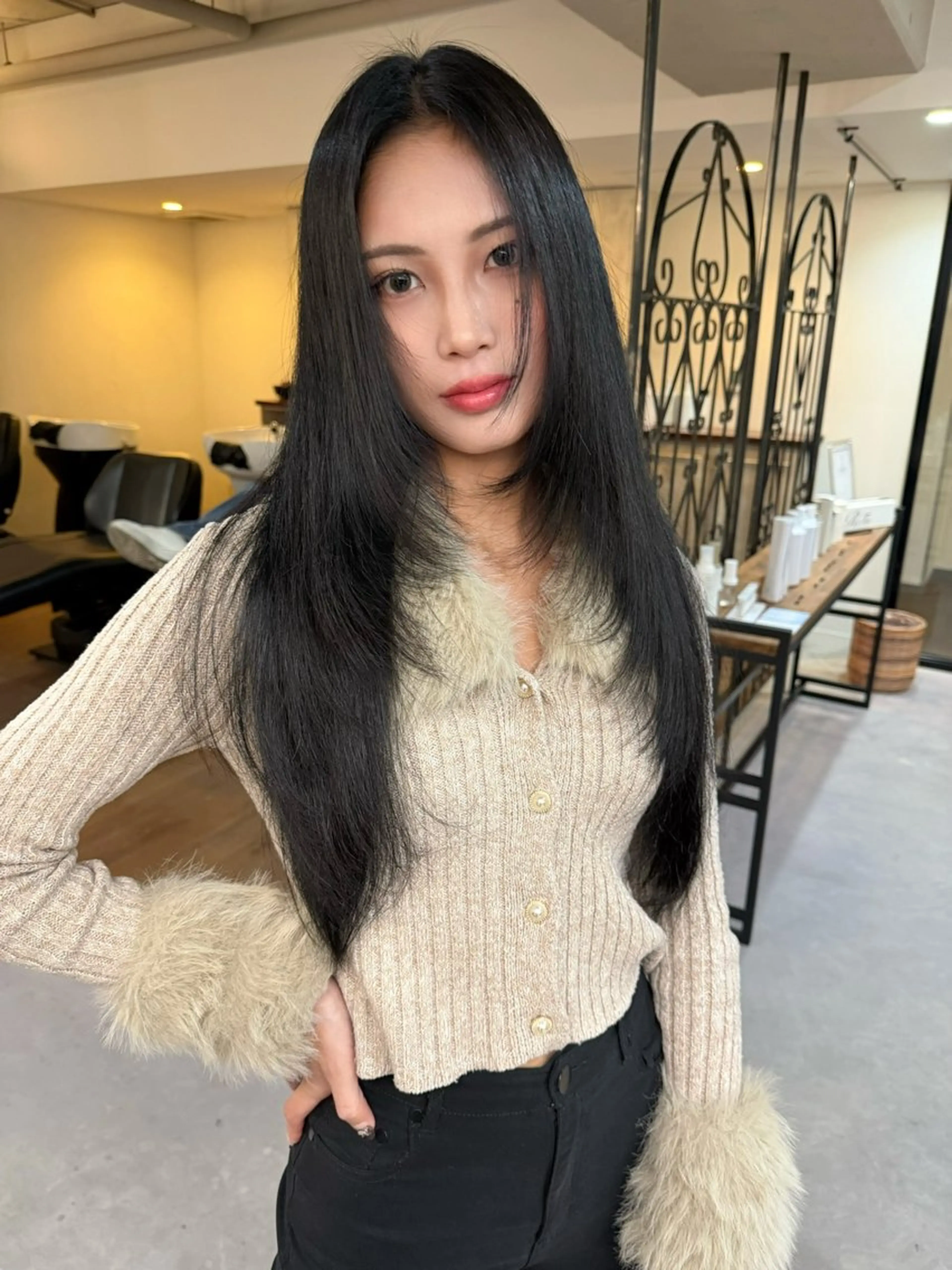 ロング 梅田韓国ヘア kiara🩷彡のヘアスタイル