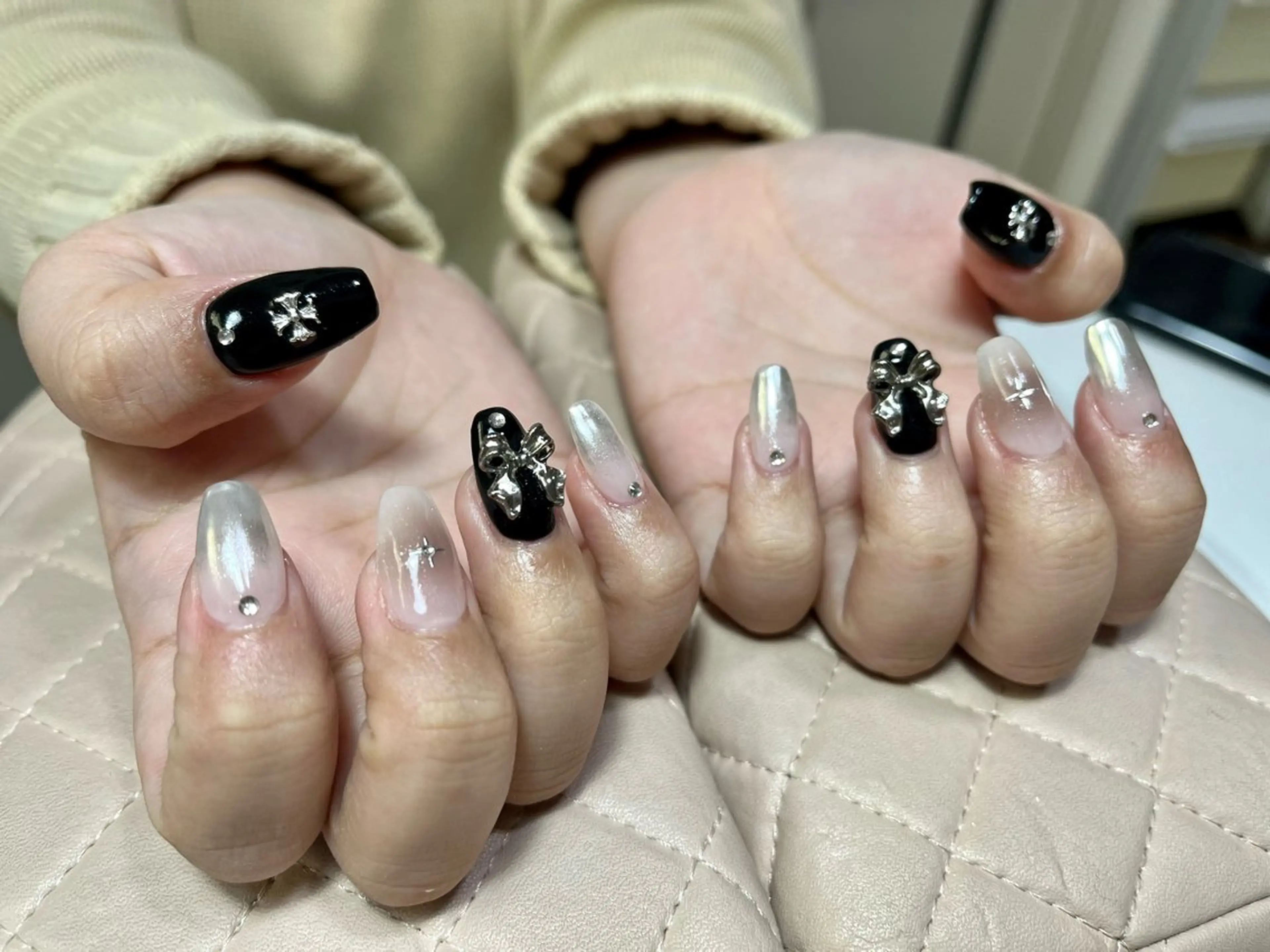 ネイル ハンドネイル goldgleams ちなのネイルデザイン