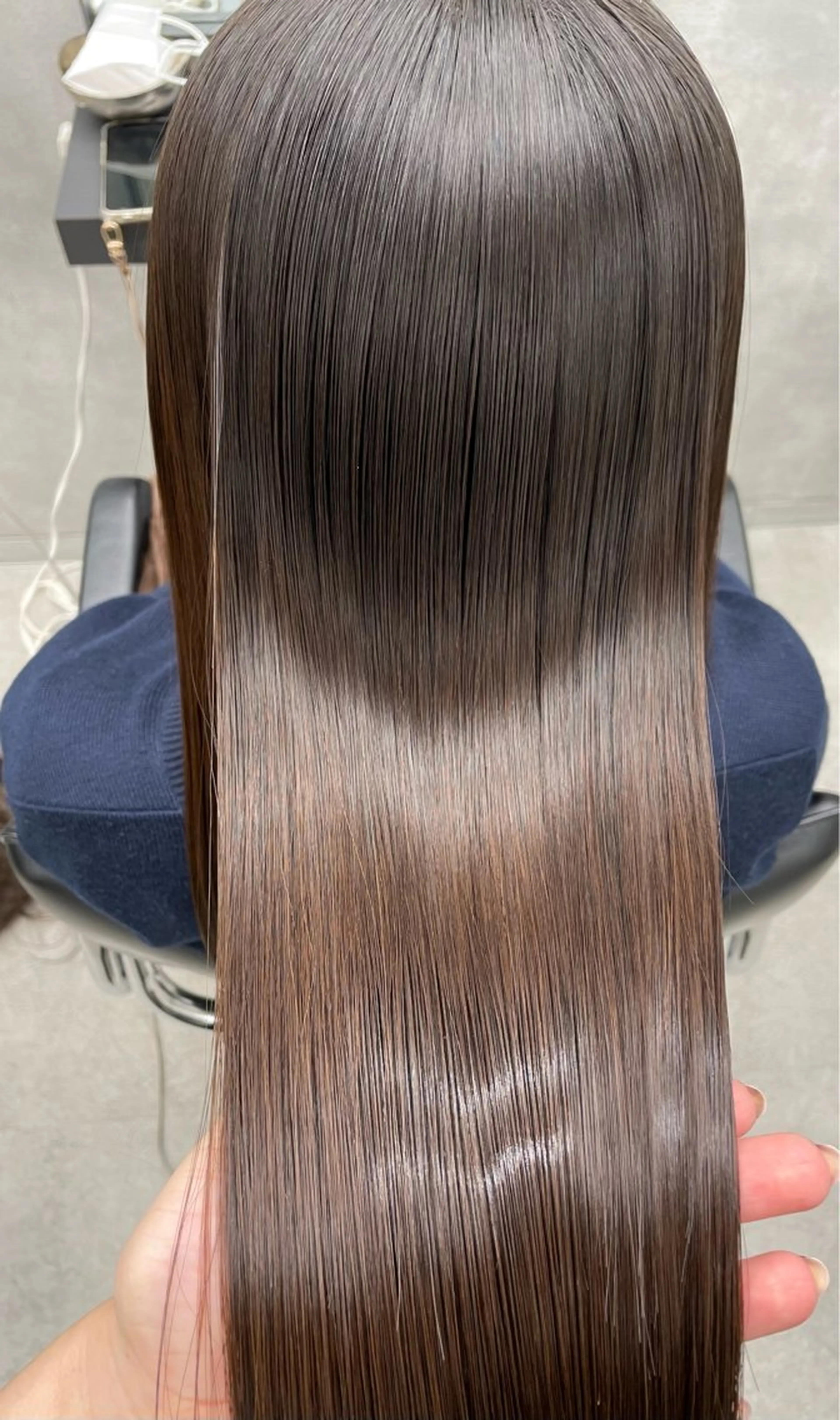 ロング カラー トリートメント カット ヘアカラー トリートメント すぐ巻ける縮毛矯正 🍀勝倉　麗のヘアスタイル