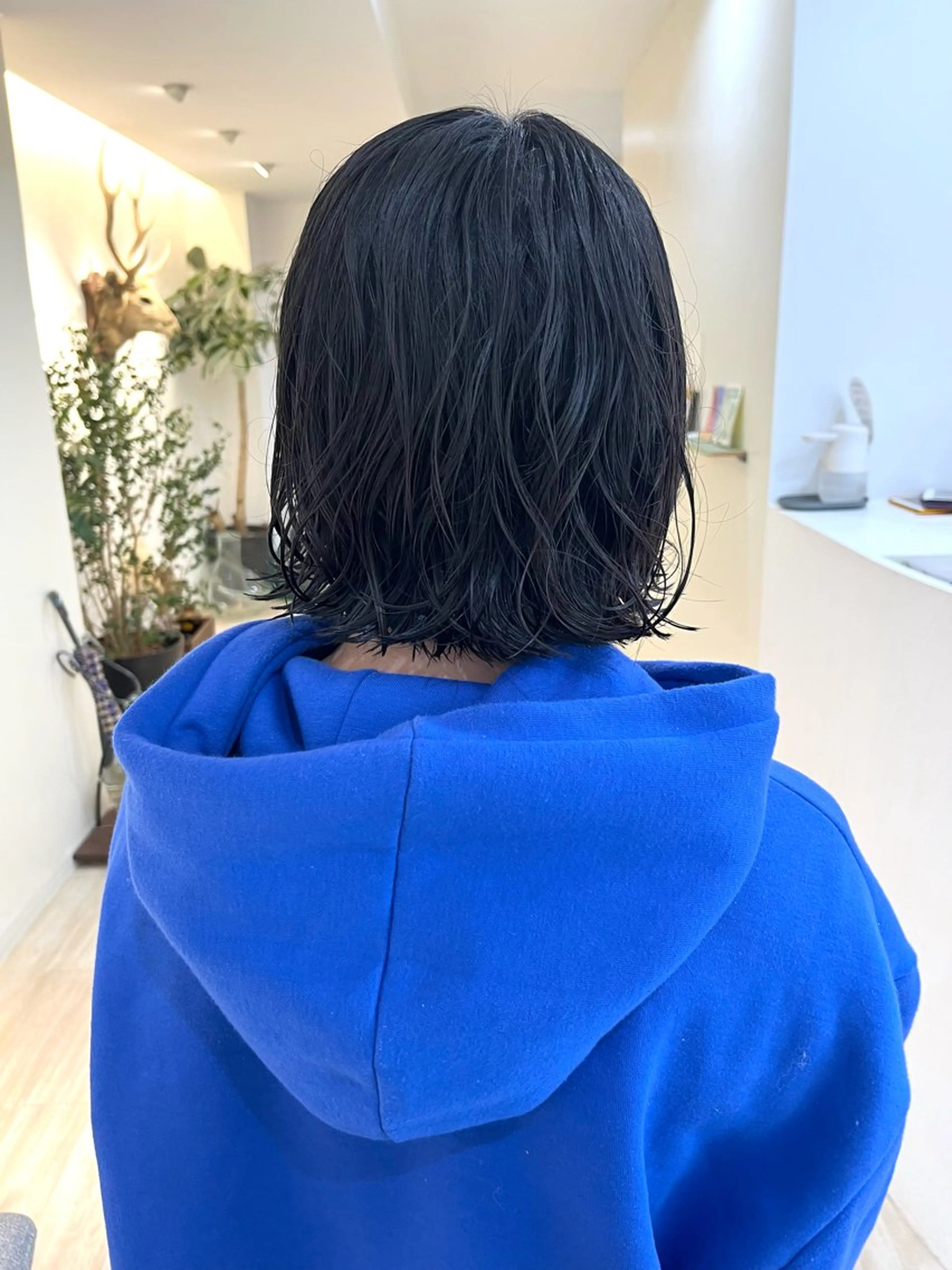 ショート パーマ ボブ カット つぼみ/パーマ ／レイヤー／ボブのヘアスタイル