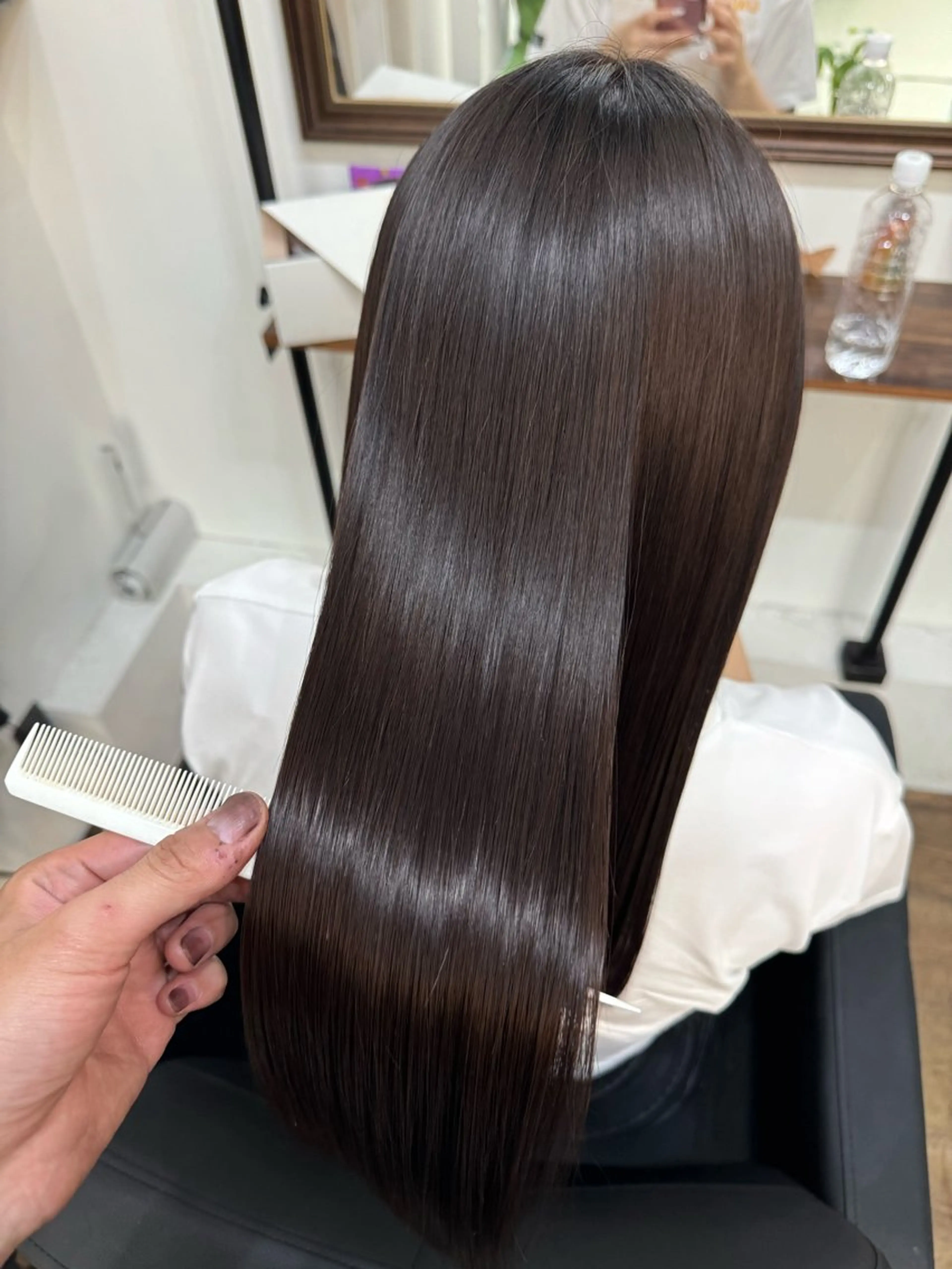 ロング ヘアカラー トリートメント 椎葉 祐也のヘアスタイル