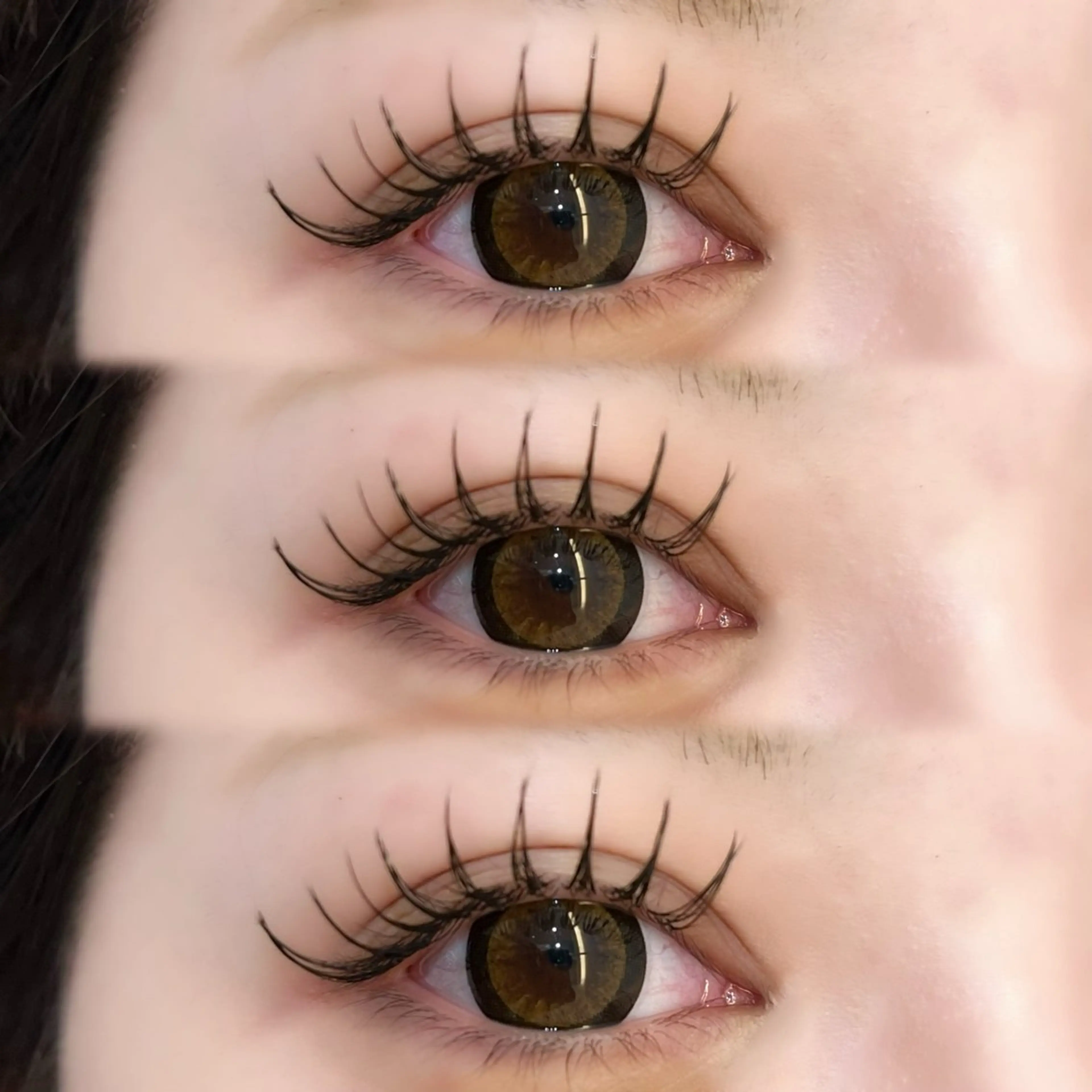 🎀パリエク🎀フラットラッシュ120本➕コーティングで束感仕上げ💖【オフ、アイシャンプー無料🫧】の写真