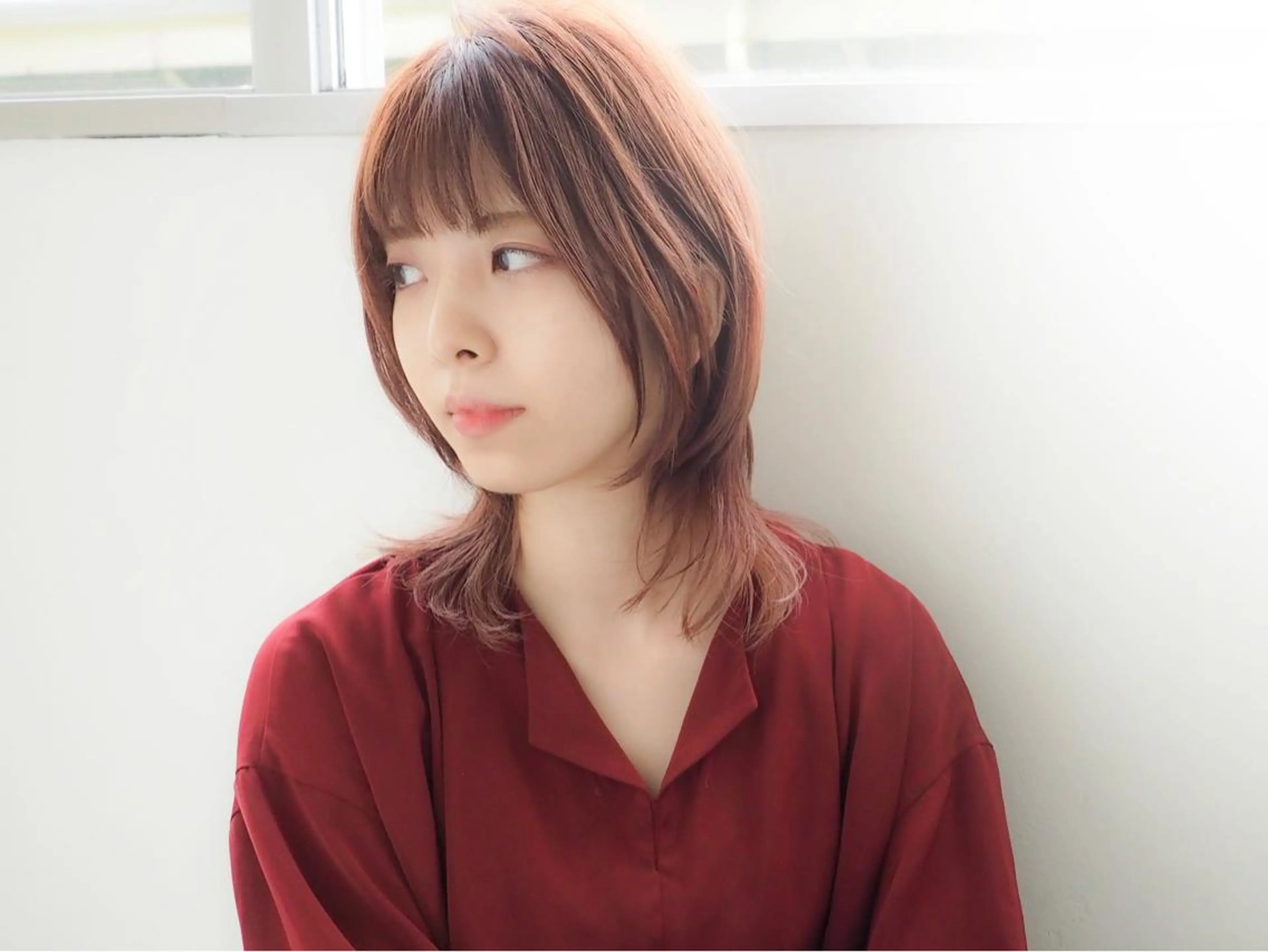 ミディアム ウルフカット AIR HEALのヘアスタイル