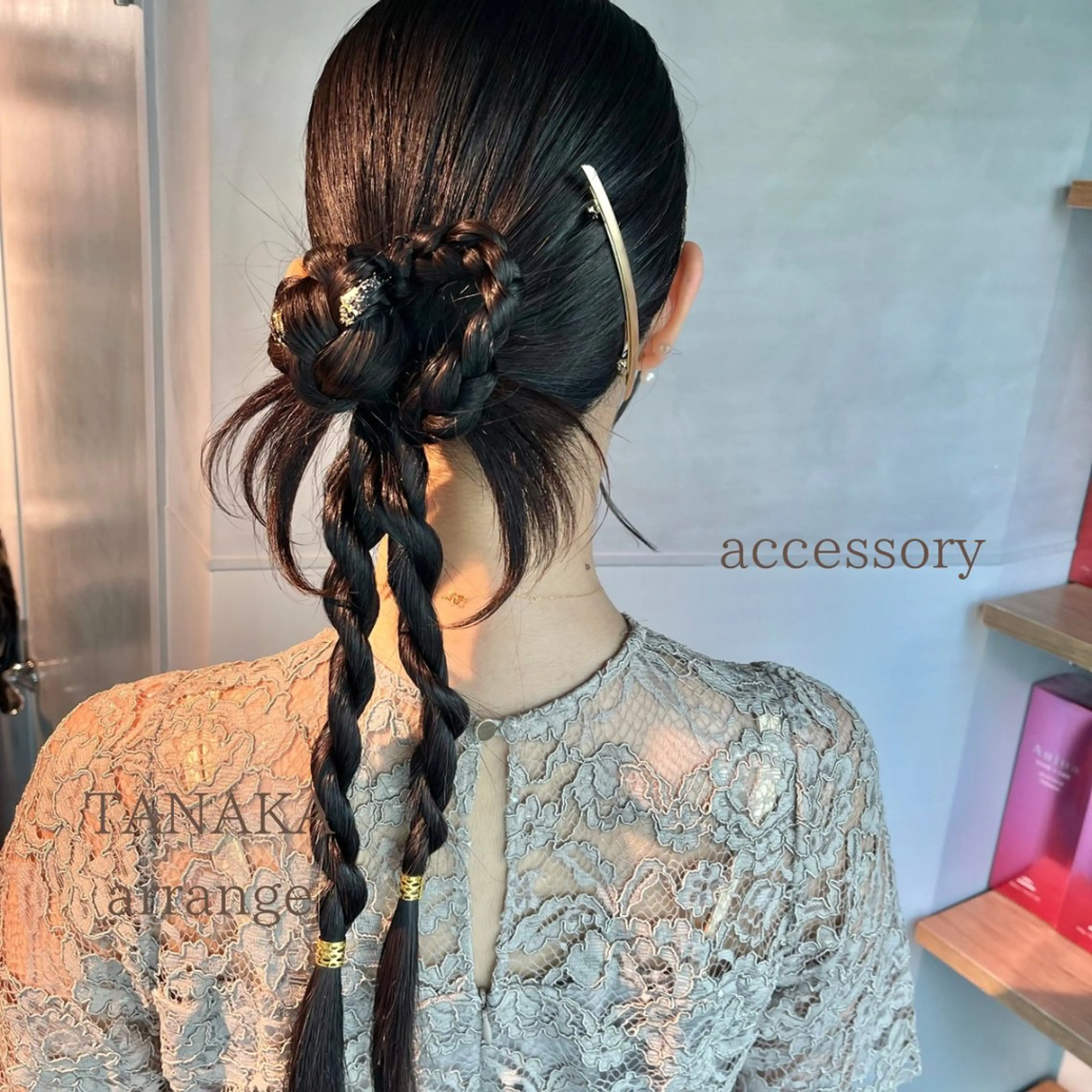 ヘアアレンジ 結婚式・ブライダル 卒業式のヘアスタイル ヘアセット charm《銀座》 ヘアセット/縮毛矯正のヘアスタイル